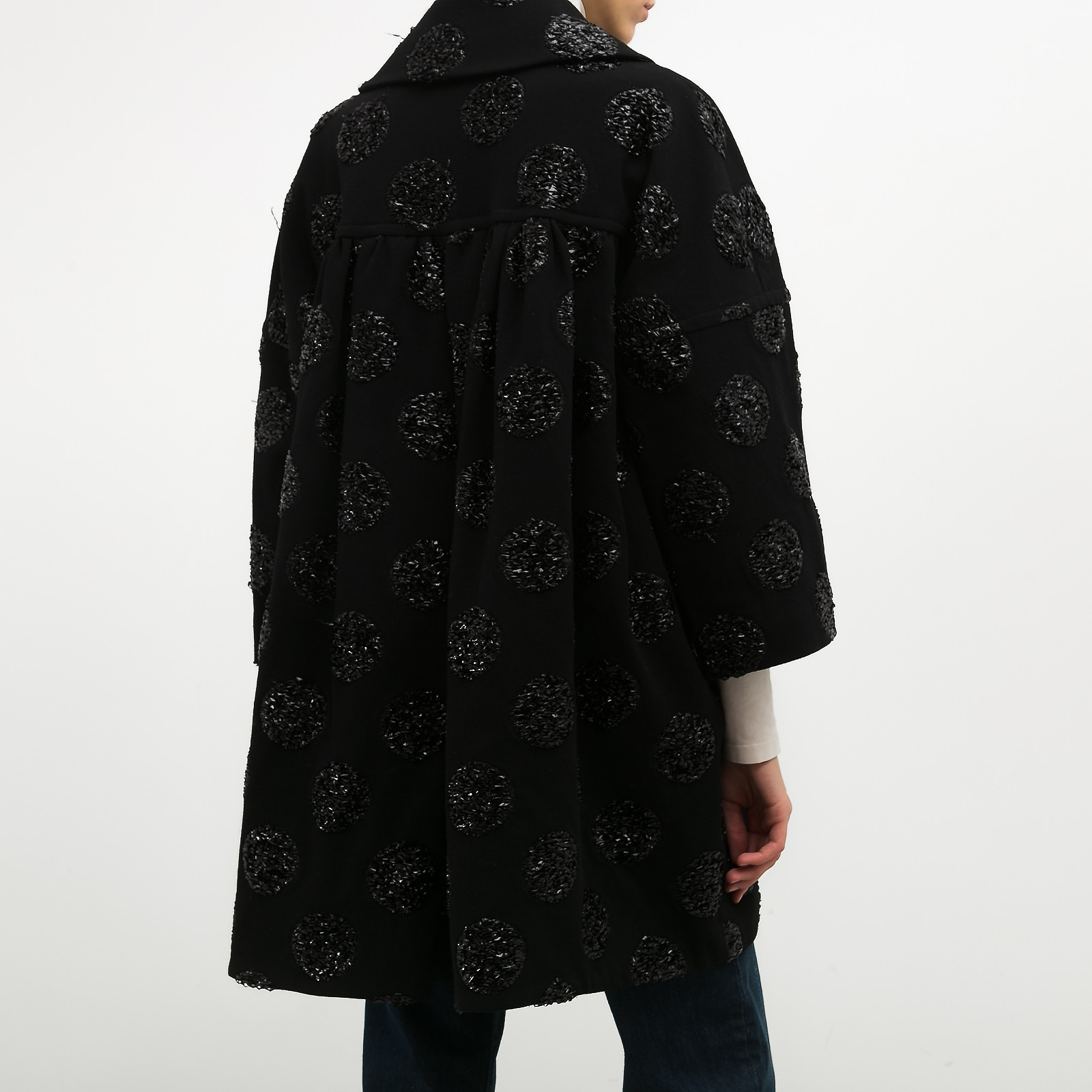 Пальто черного цвета Giambattista Valli - фото из каталога магазина брендовой одежды Second Friend Store Пальто Giambattista Valli - купить оригинал в секонд-хенде SFS - 3