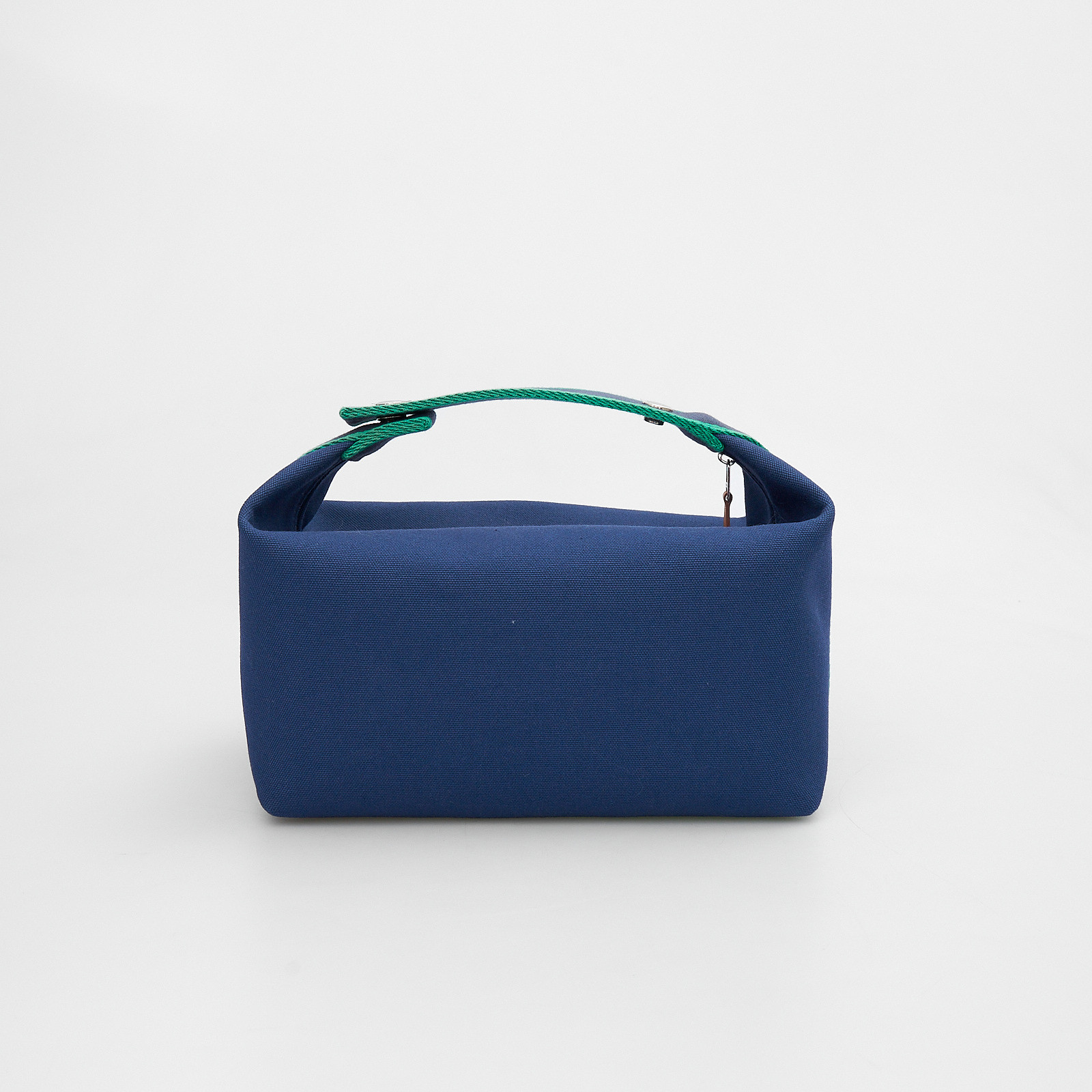 Косметичка синего цвета Hermes - фото из каталога магазина брендовой одежды Second Friend Store Косметичка Hermes - купить оригинал в секонд-хенде SFS - 3