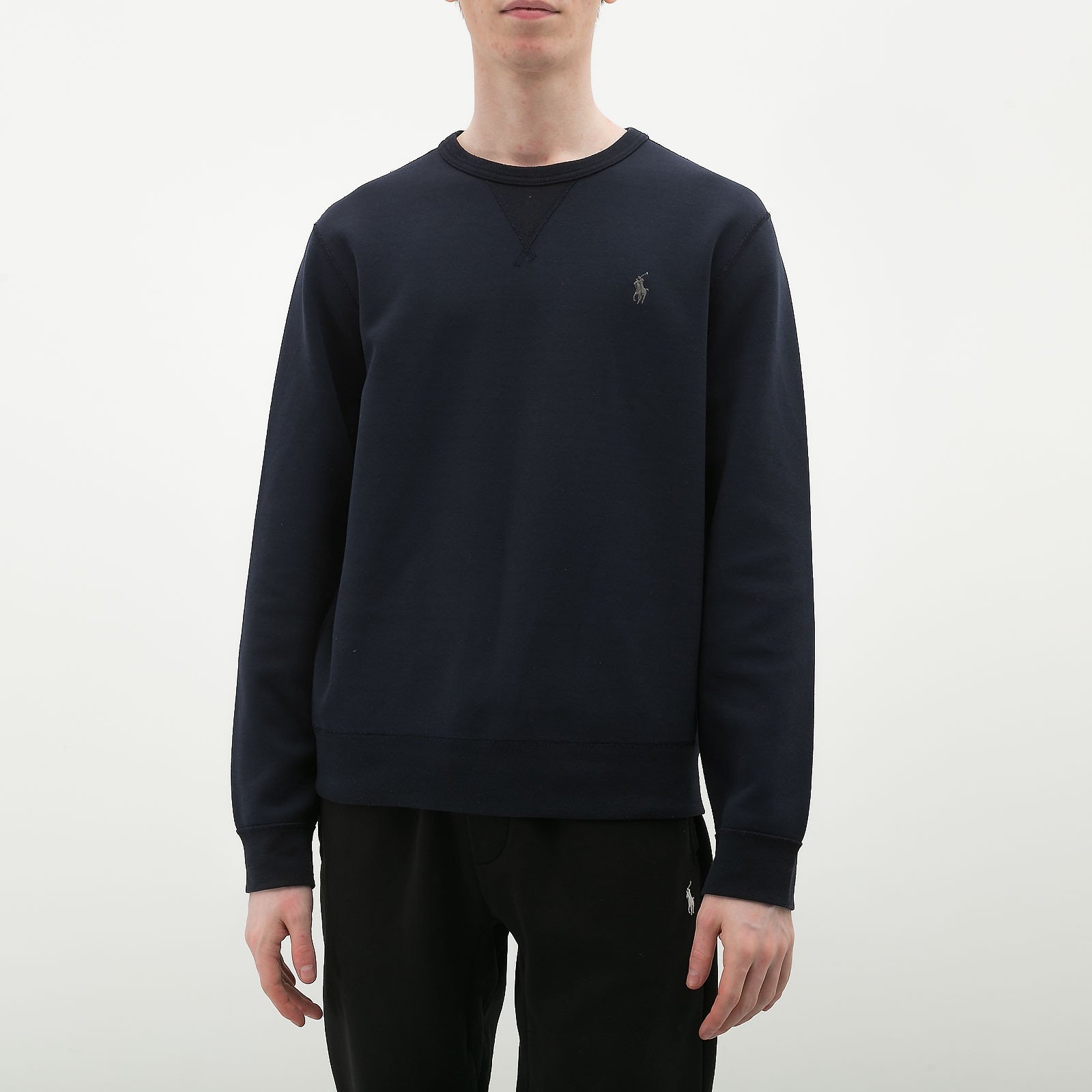 Свитшот синего цвета Polo Ralph Lauren - фото из каталога магазина брендовой одежды Second Friend Store Свитшот Polo Ralph Lauren - купить оригинал в секонд-хенде SFS - 1