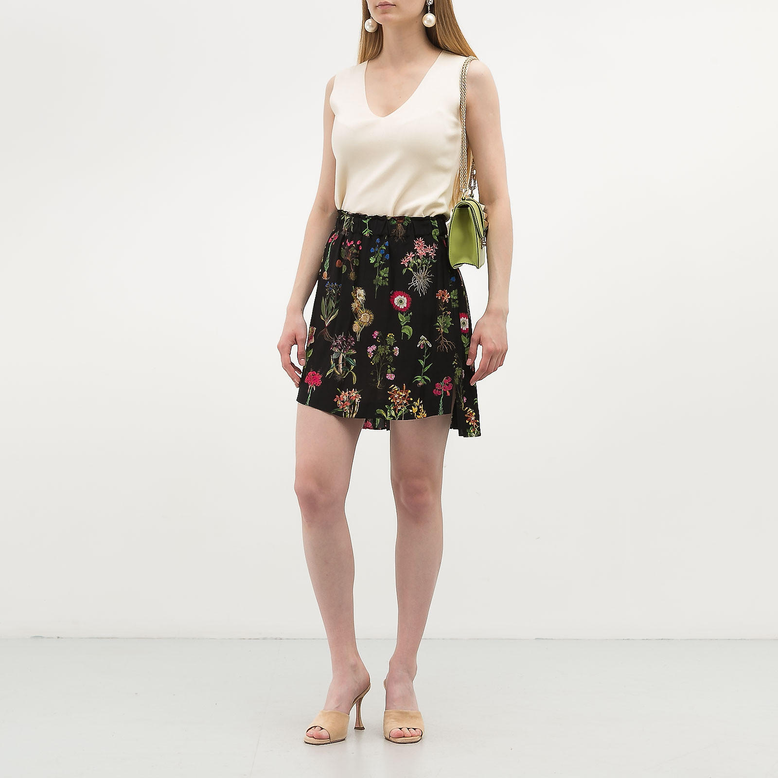 Юбка черного цвета N21 - фото из каталога магазина брендовой одежды Second Friend Store Юбка N21 - купить оригинал в секонд-хенде SFS - 2