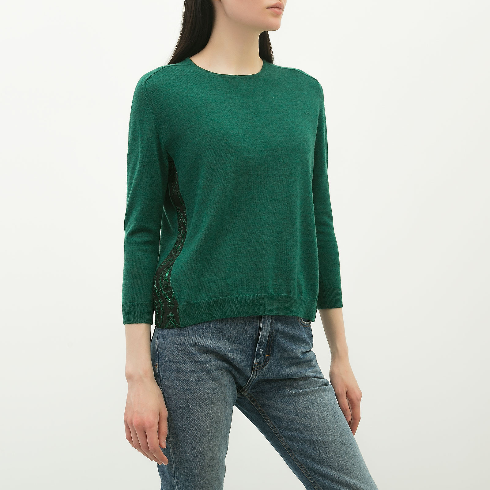 Джемпер зеленого цвета N21 - фото из каталога магазина брендовой одежды Second Friend Store Джемпер N21 - купить оригинал в секонд-хенде SFS - 3