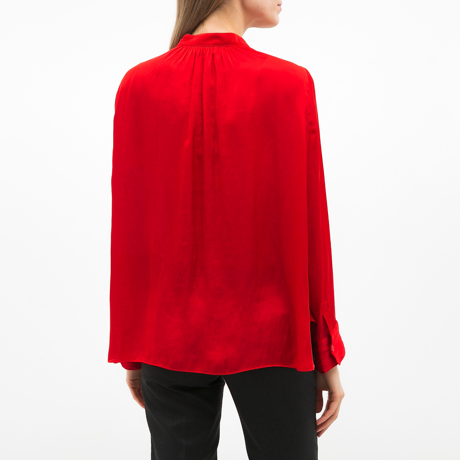 Блуза красного цвета Zadig & Voltaire - фото из каталога магазина брендовой одежды Second Friend Store Блуза Zadig & Voltaire - купить оригинал в секонд-хенде SFS - 3