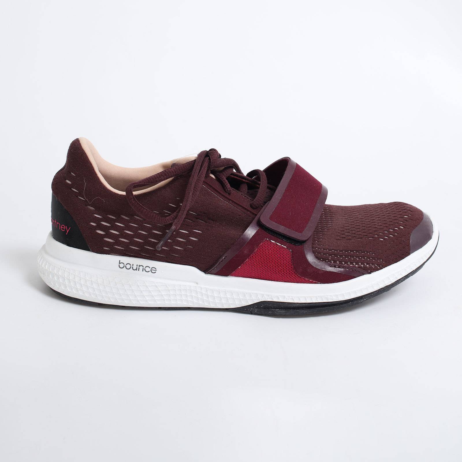Кроссовки Adidas х Stella McCartney бордовые, - купить за 7500 ₽