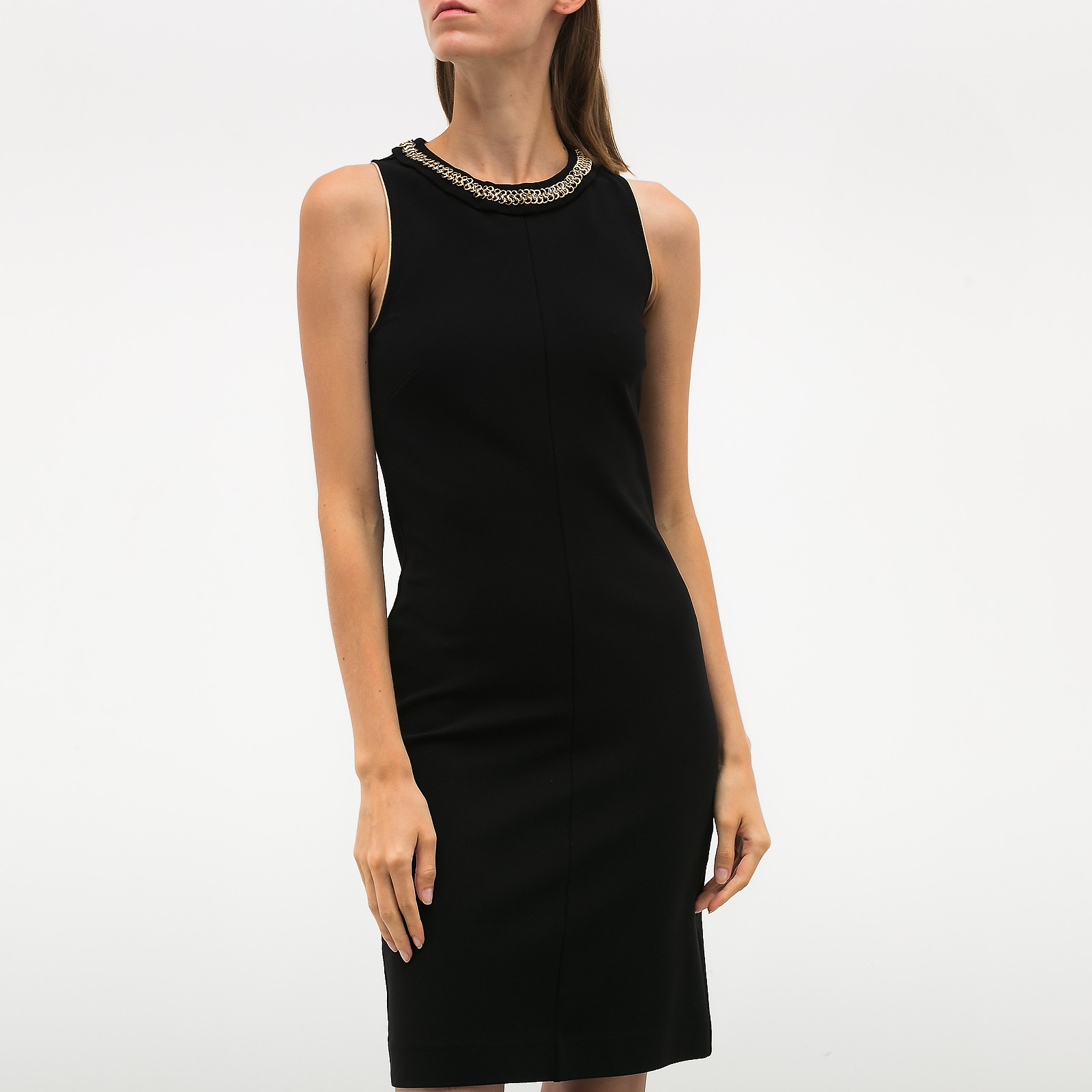 Платье черного цвета Max Mara - фото из каталога магазина брендовой одежды Second Friend Store Платье Max Mara - купить оригинал в секонд-хенде SFS - 1