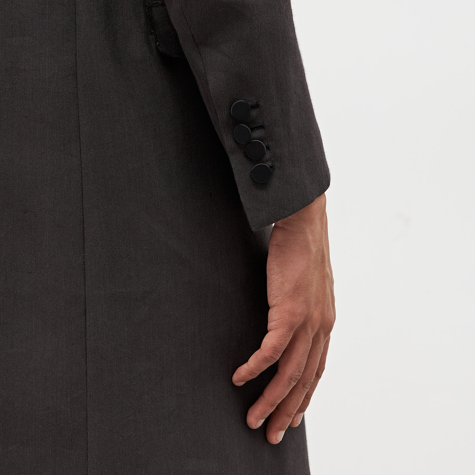 Пальто серого цвета Lanvin - фото из каталога магазина брендовой одежды Second Friend Store Пальто Lanvin - купить оригинал в секонд-хенде SFS - 5