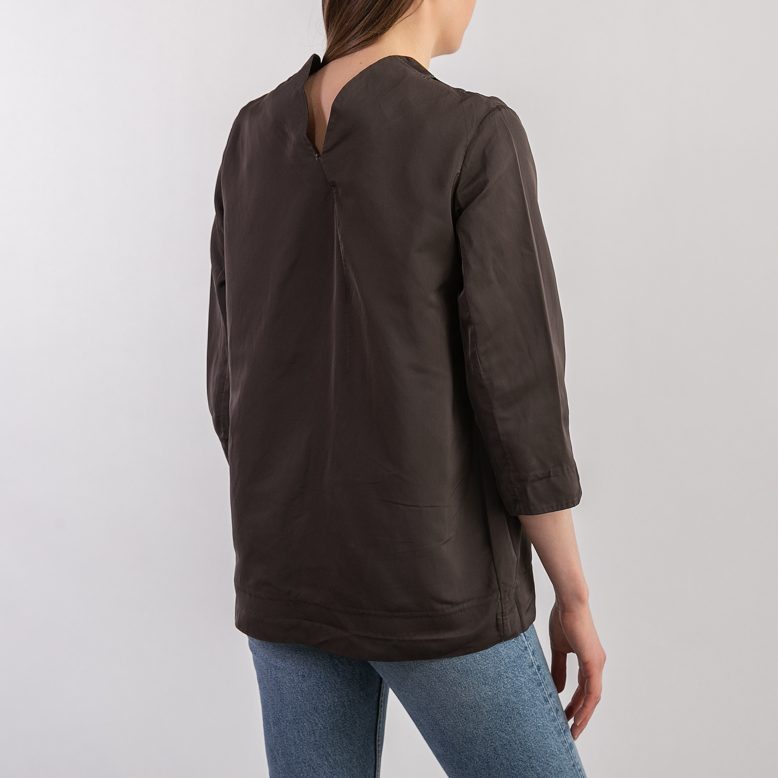 Топ коричневого цвета Marni - фото из каталога магазина брендовой одежды Second Friend Store Топ Marni - купить оригинал в секонд-хенде SFS - 3