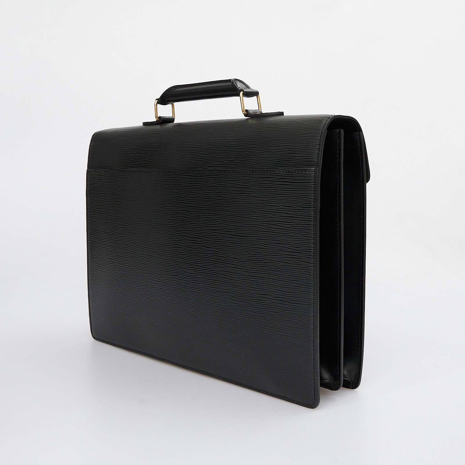 Портфель черного цвета Louis Vuitton - фото из каталога магазина брендовой одежды Second Friend Store Портфель Louis Vuitton - купить оригинал в секонд-хенде SFS - 3