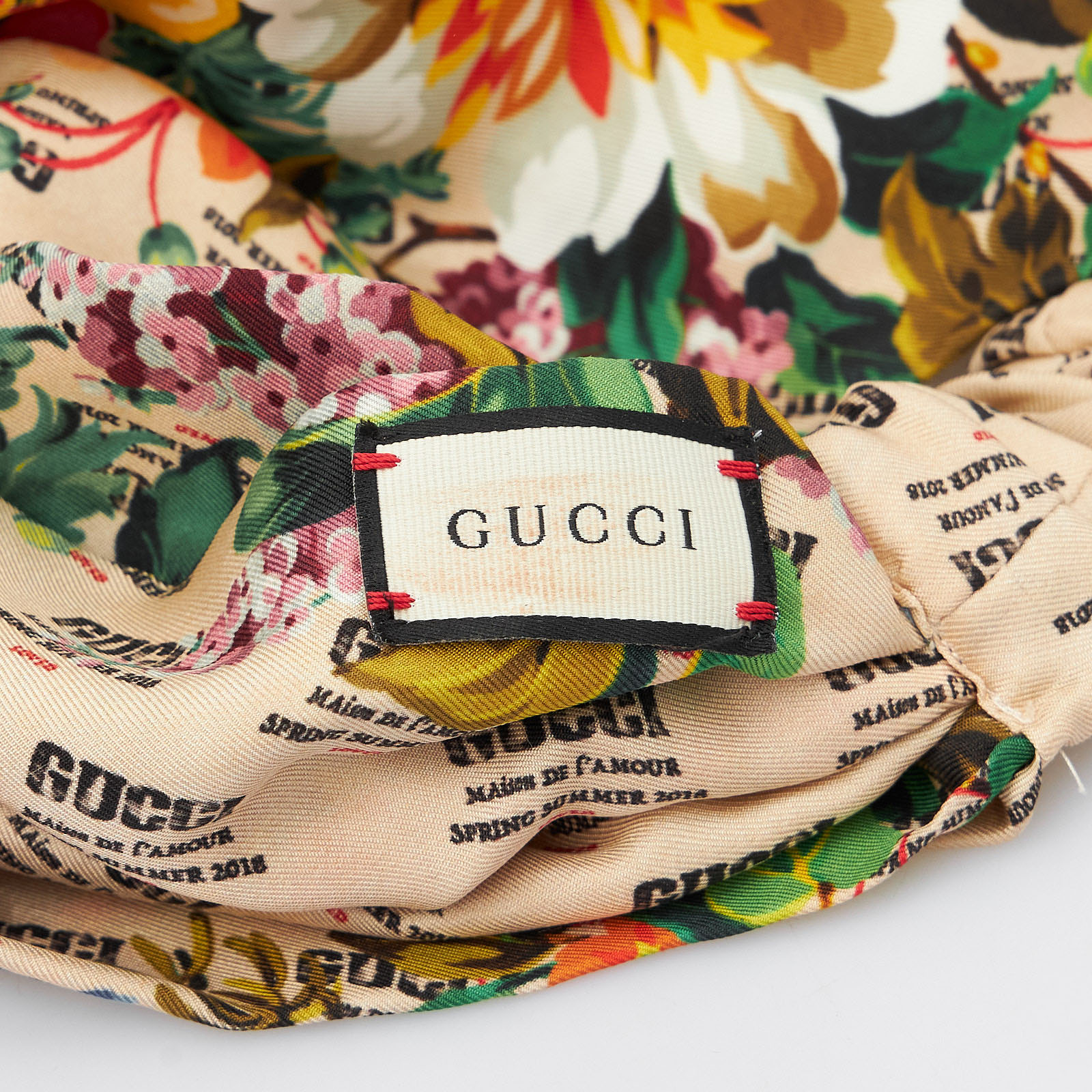 Повязка бежевого цвета Gucci - фото из каталога магазина брендовой одежды Second Friend Store Повязка Gucci - купить оригинал в секонд-хенде SFS - 4