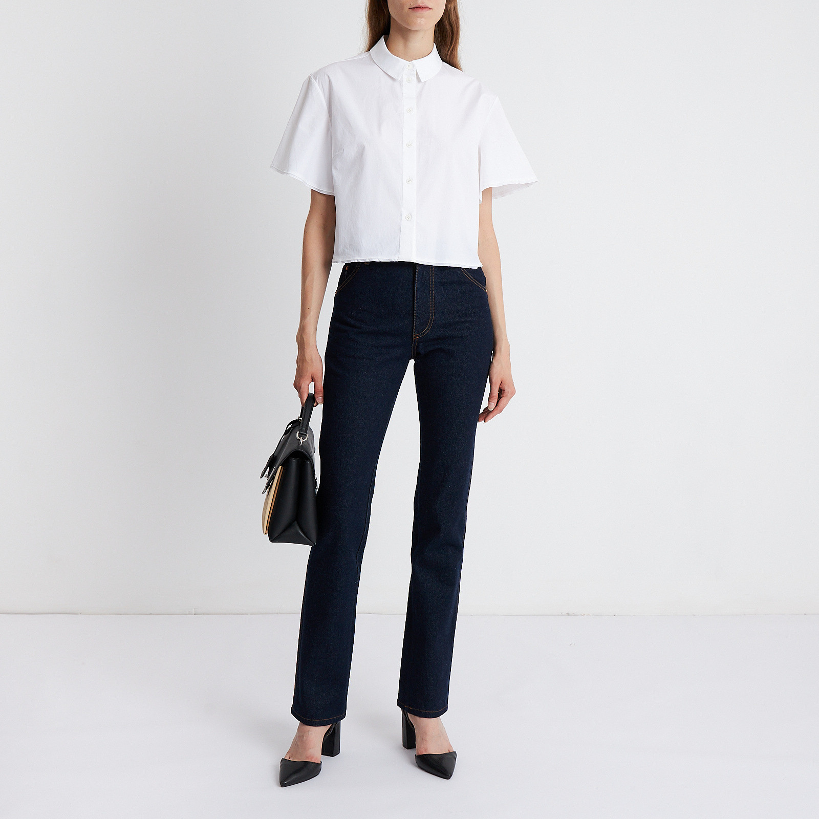 Джинсы  синего цвета Christian Dior - фото из каталога магазина брендовой одежды Second Friend Store Джинсы Christian Dior - купить оригинал в секонд-хенде SFS - 2