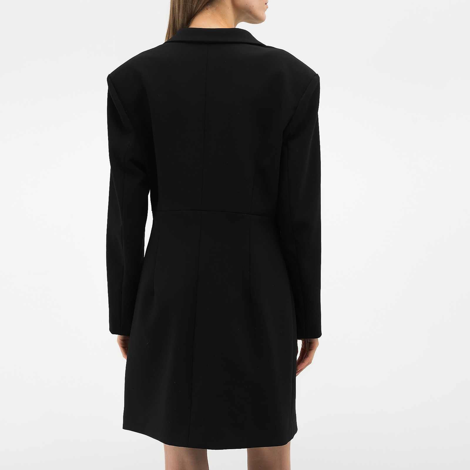 Платье черного цвета Sandro - фото из каталога магазина брендовой одежды Second Friend Store Платье Sandro - купить оригинал в секонд-хенде SFS - 3