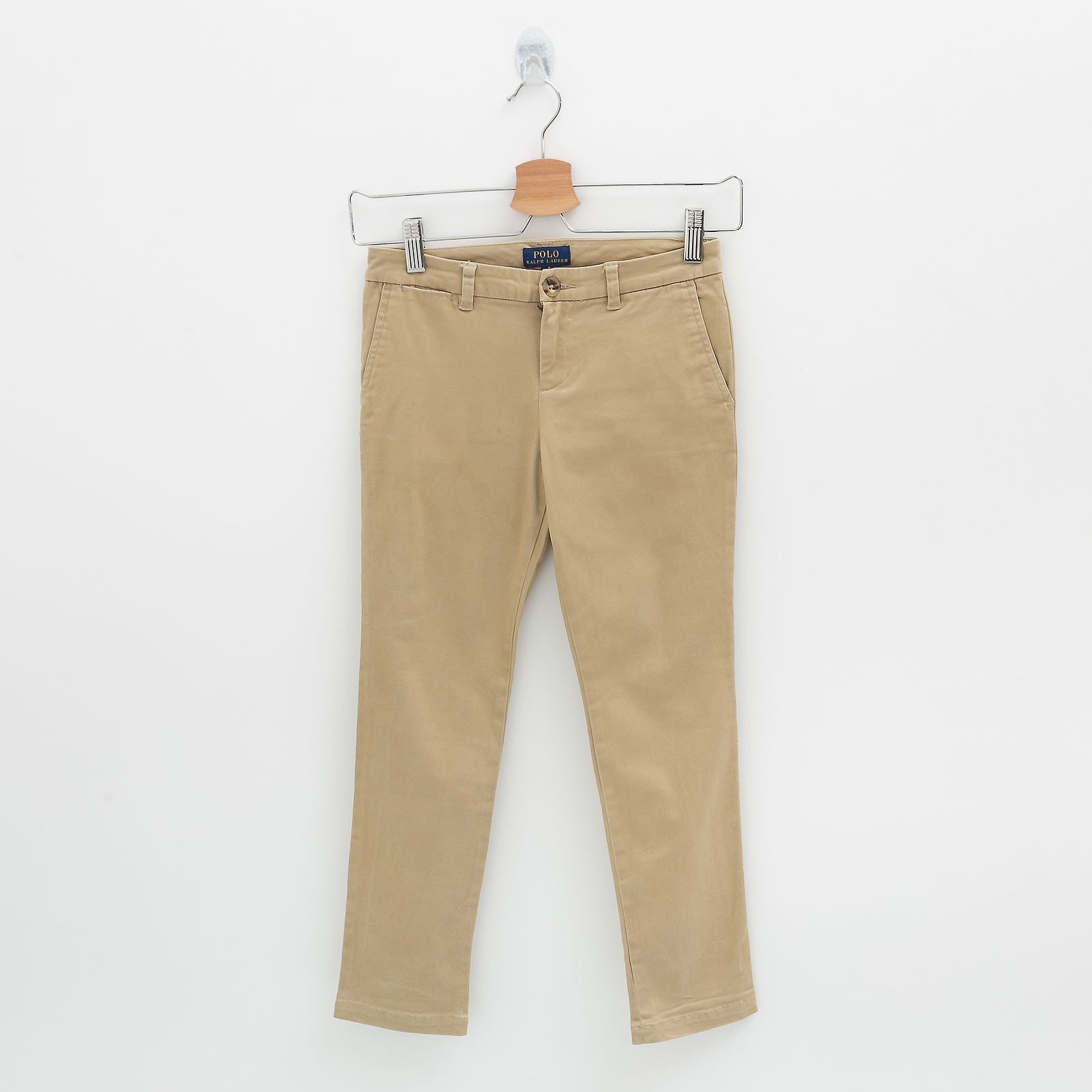 Брюки бежевого цвета Polo Ralph Lauren - фото из каталога магазина брендовой одежды Second Friend Store Брюки Polo Ralph Lauren - купить оригинал в секонд-хенде SFS - 1