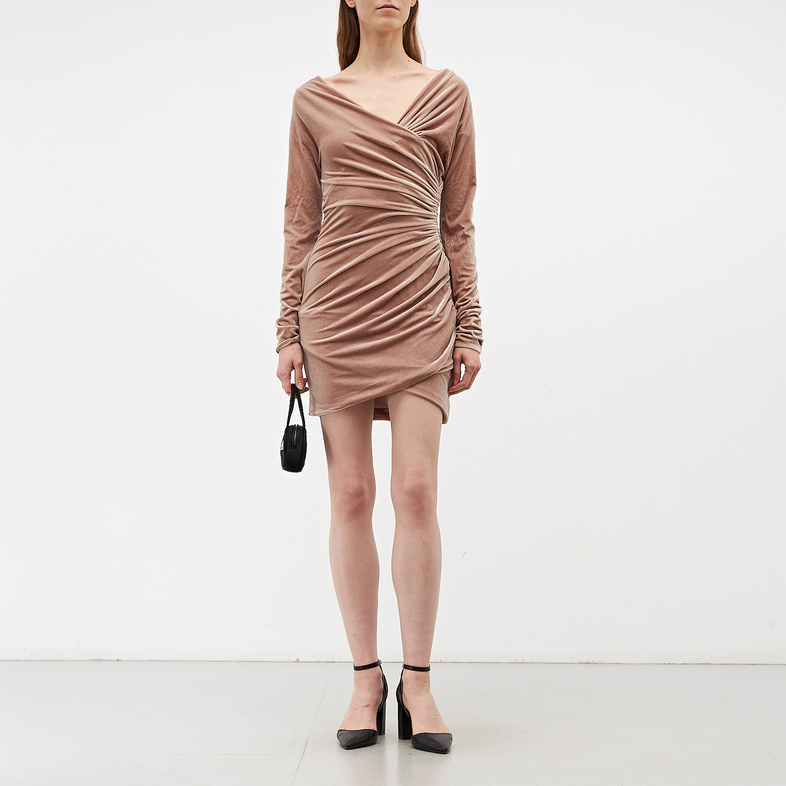 Платье бежевого цвета Alexandre Vauthier - фото из каталога магазина брендовой одежды Second Friend Store Платье Alexandre Vauthier - купить оригинал в секонд-хенде SFS - 2