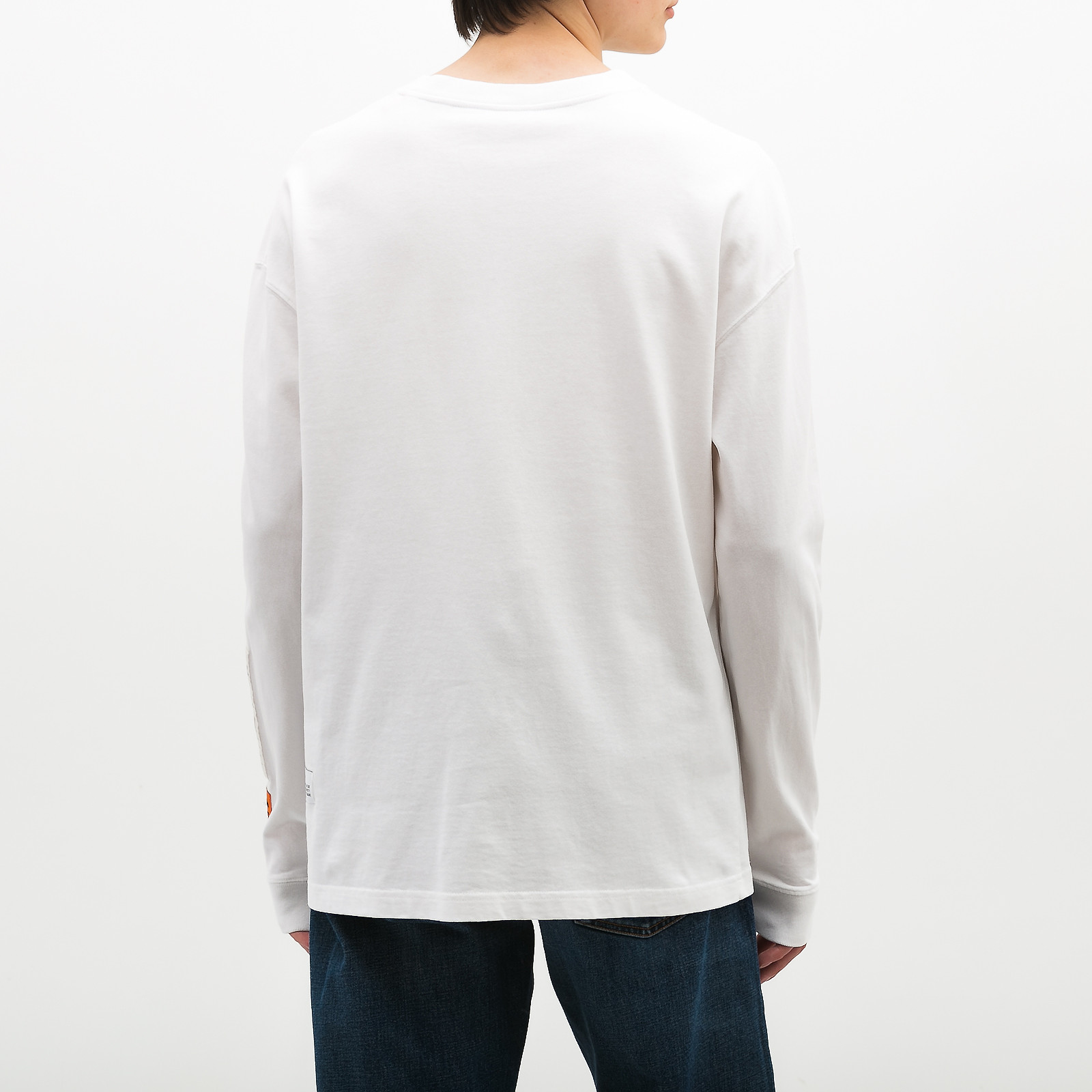 Лонгслив белого цвета Heron Preston - фото из каталога магазина брендовой одежды Second Friend Store Лонгслив Heron Preston - купить оригинал в секонд-хенде SFS - 3