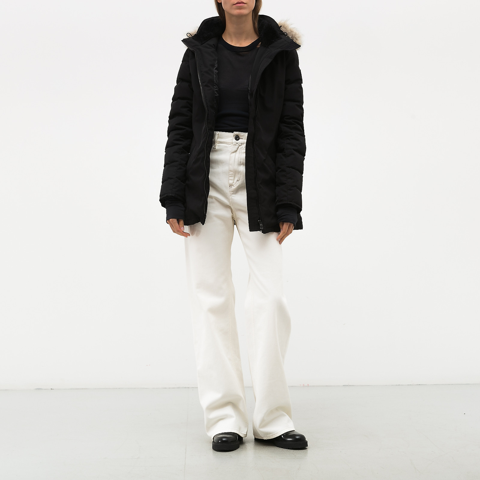 Парка черного цвета Canada Goose - фото из каталога магазина брендовой одежды Second Friend Store Парка Canada Goose - купить оригинал в секонд-хенде SFS - 2