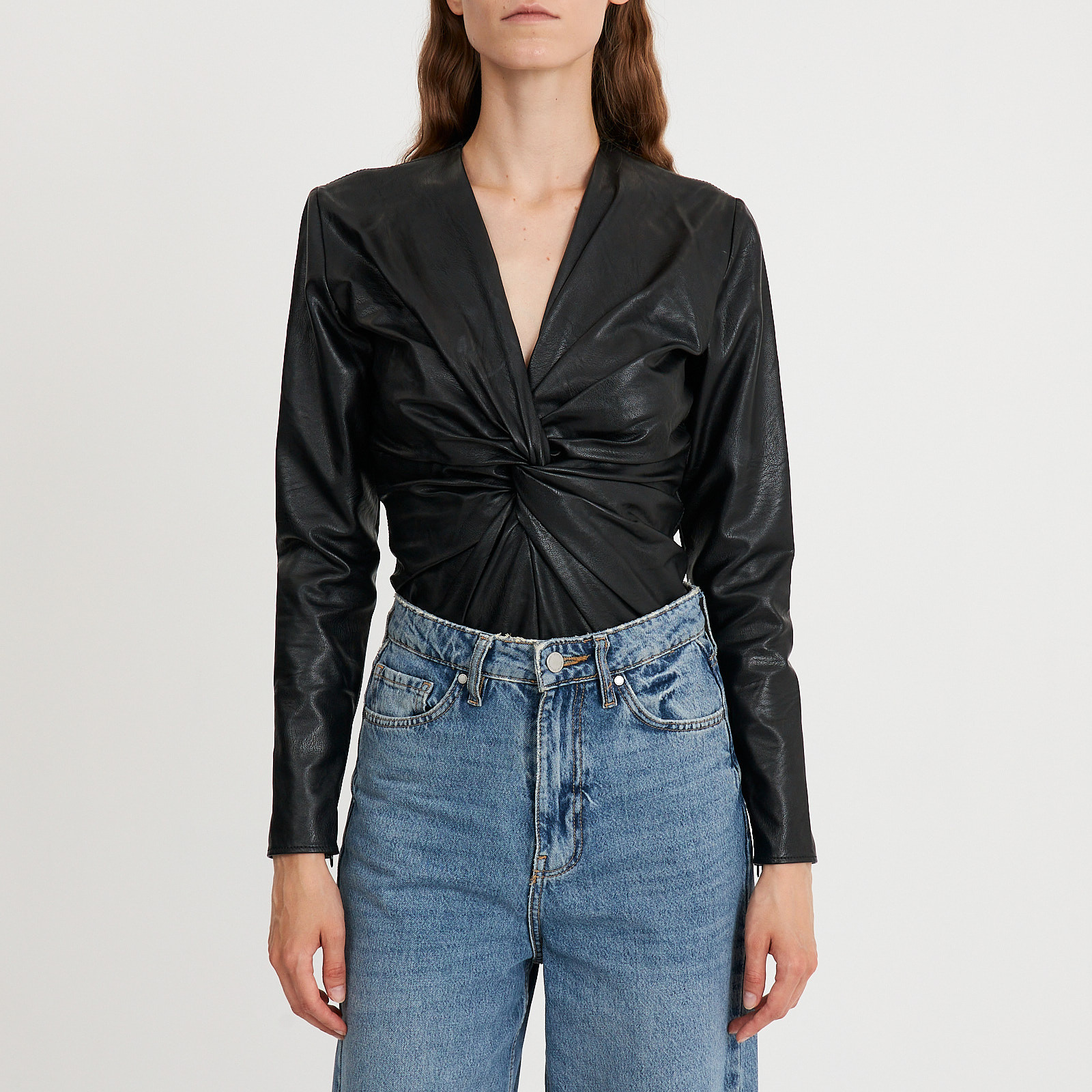 Боди черного цвета Stella McCartney - фото из каталога магазина брендовой одежды Second Friend Store Боди Stella McCartney - купить оригинал в секонд-хенде SFS - 1