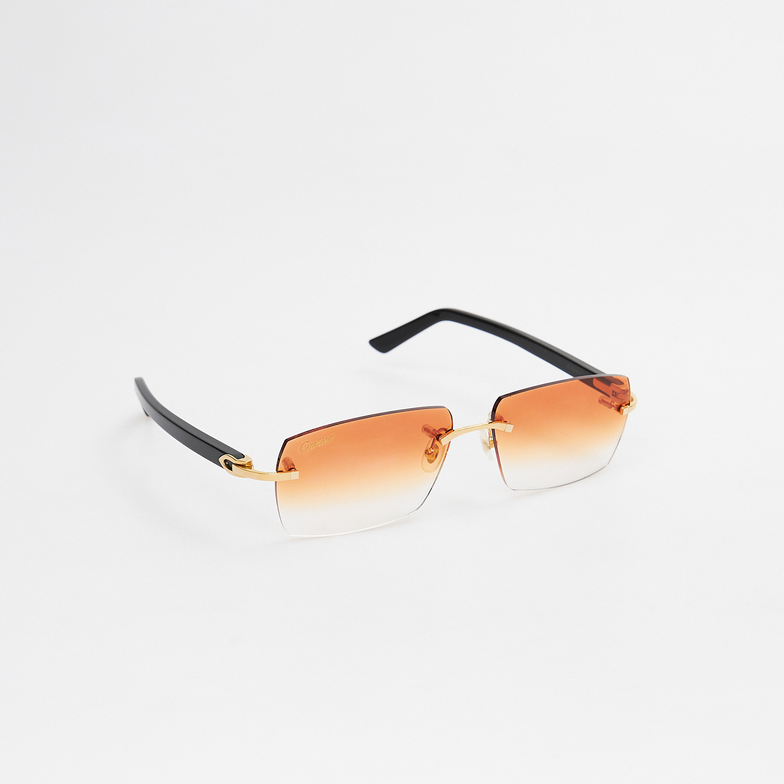 Очки коричневого цвета Cartier - фото из каталога магазина брендовой одежды Second Friend Store Очки Cartier - купить оригинал в секонд-хенде SFS - 3