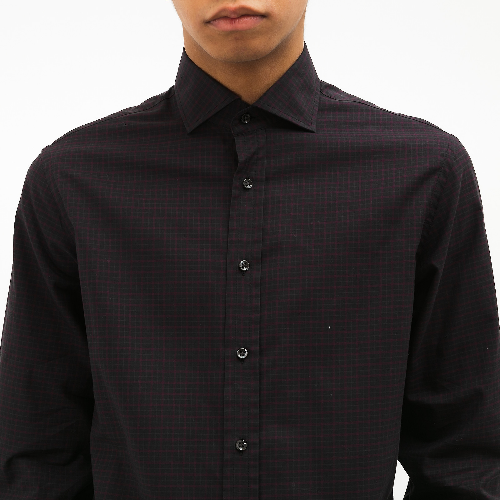 Рубашка черного цвета Ralph Lauren - фото из каталога магазина брендовой одежды Second Friend Store Рубашка Ralph Lauren - купить оригинал в секонд-хенде SFS - 4