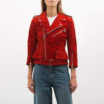 Куртка кожаная Alexander McQueen
