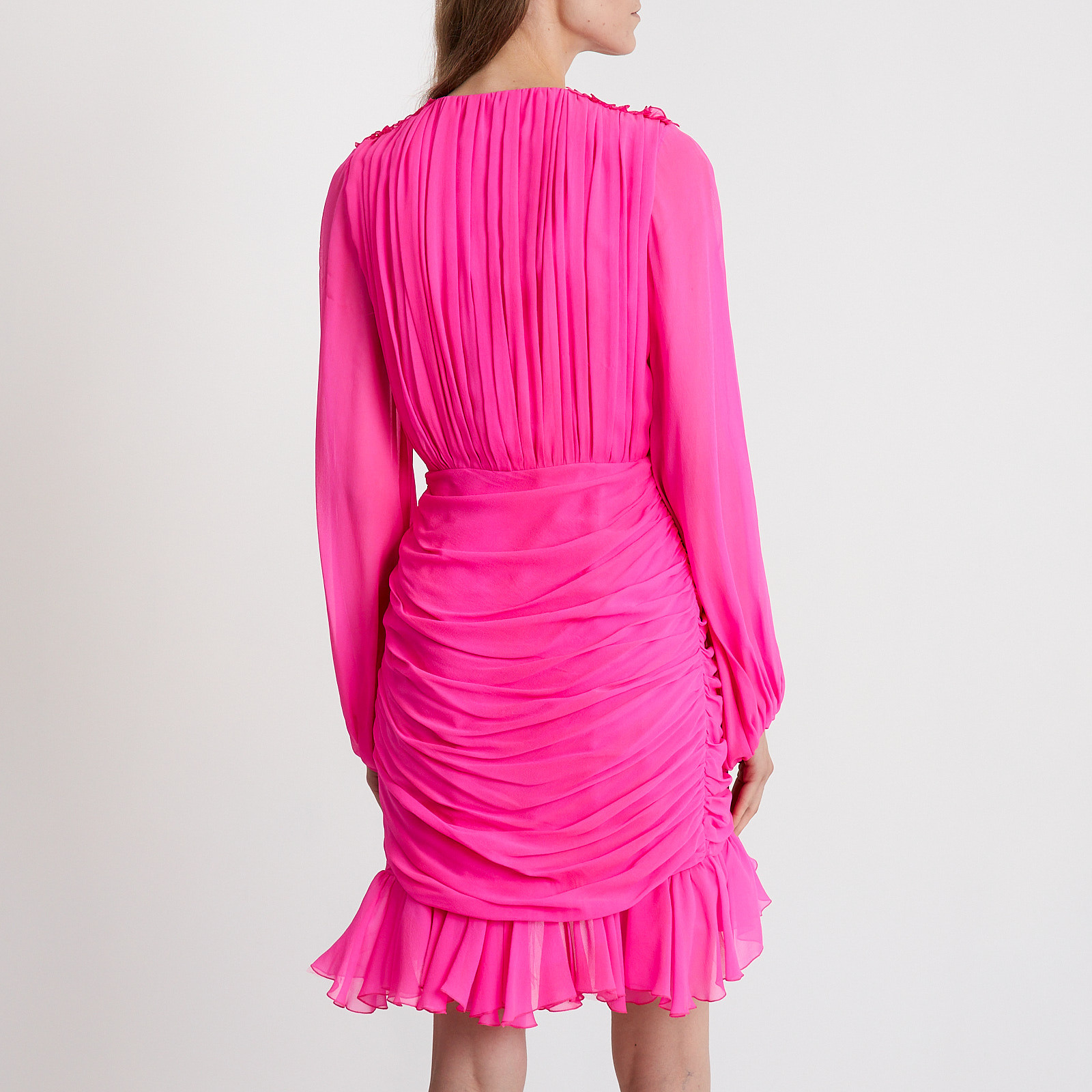 Платье розового цвета Giambattista Valli - фото из каталога магазина брендовой одежды Second Friend Store Платье Giambattista Valli - купить оригинал в секонд-хенде SFS - 3