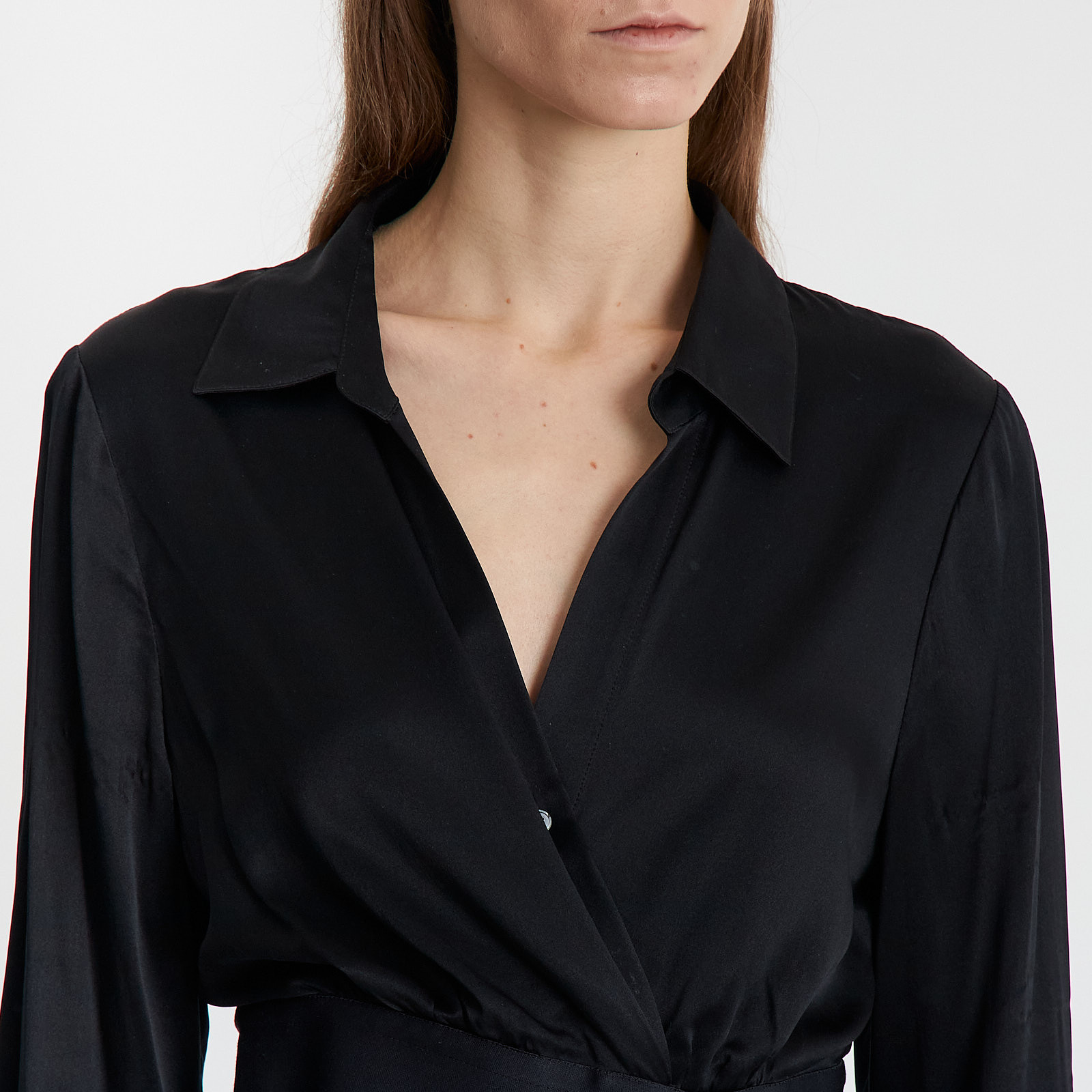 Блуза черного цвета T by Alexander Wang - фото из каталога магазина брендовой одежды Second Friend Store Блуза T by Alexander Wang - купить оригинал в секонд-хенде SFS - 4