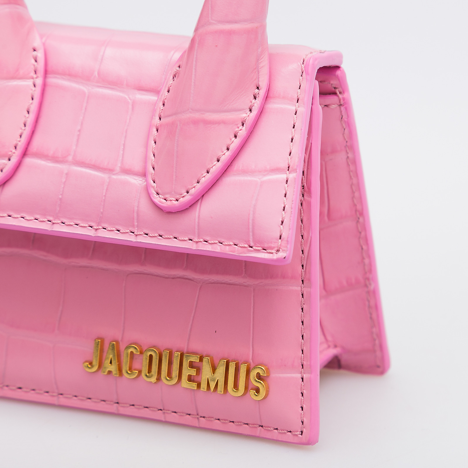 Сумка розового цвета Jacquemus - фото из каталога магазина брендовой одежды Second Friend Store Сумка Jacquemus - купить оригинал в секонд-хенде SFS - 4