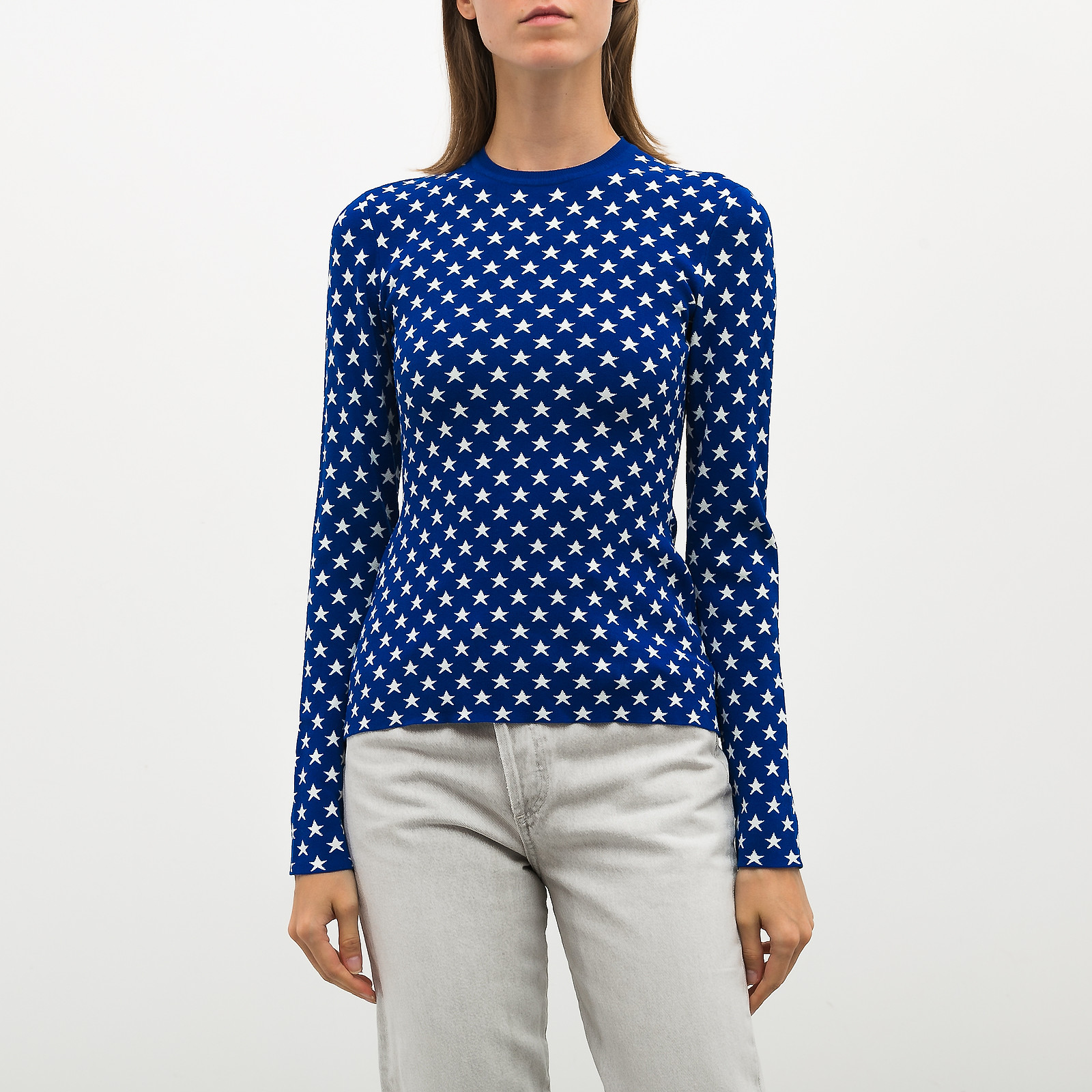 Джемпер синего цвета Givenchy - фото из каталога магазина брендовой одежды Second Friend Store Джемпер Givenchy - купить оригинал в секонд-хенде SFS - 1