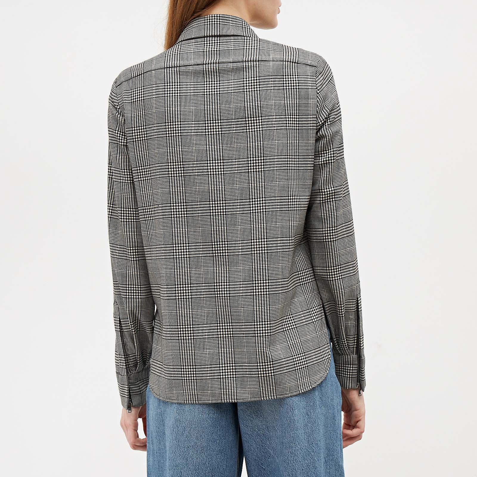 Рубашка серого цвета Stella McCartney - фото из каталога магазина брендовой одежды Second Friend Store Рубашка Stella McCartney - купить оригинал в секонд-хенде SFS - 2