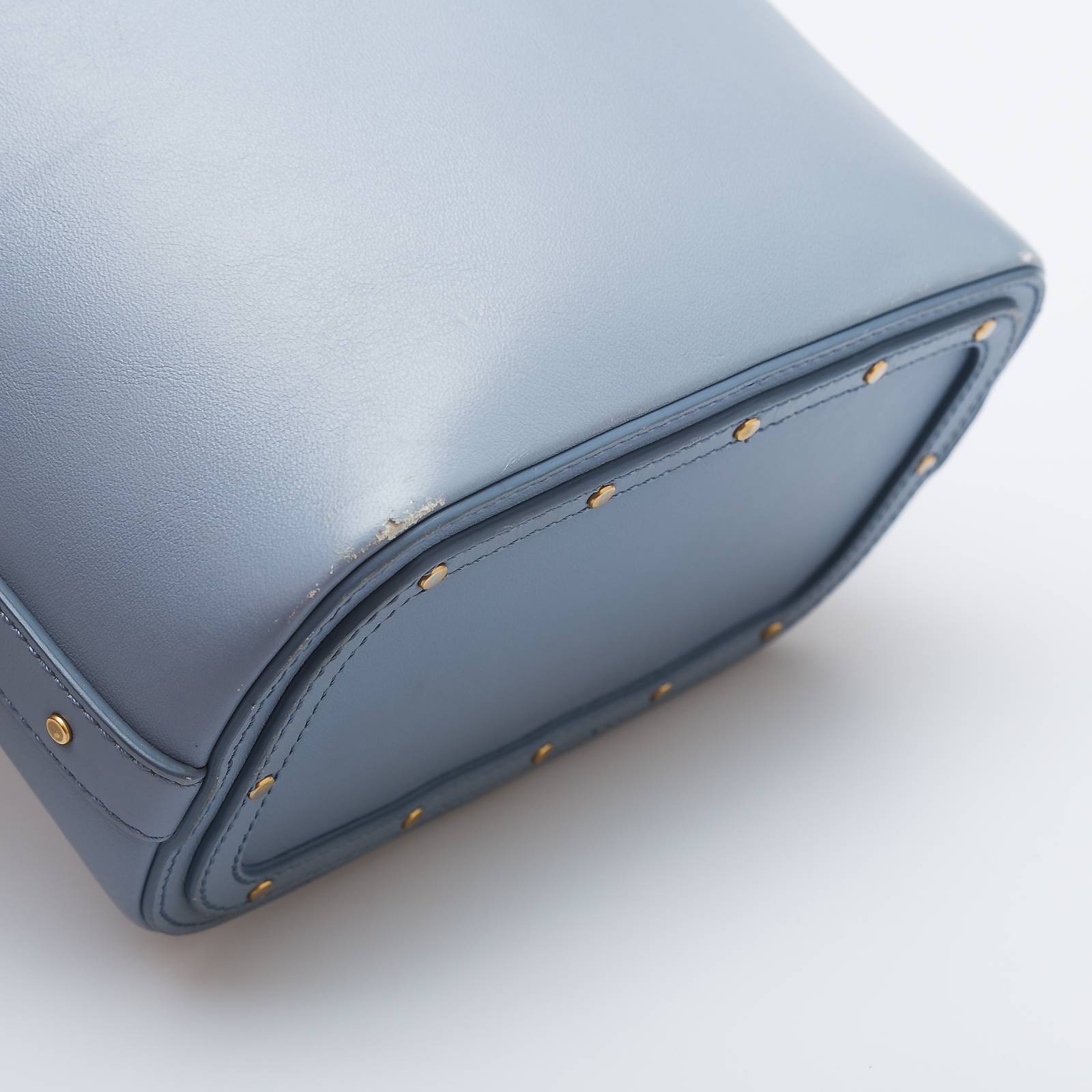 Сумка голубого цвета Chloe - фото из каталога магазина брендовой одежды Second Friend Store Сумка Chloe - купить оригинал в секонд-хенде SFS - 6