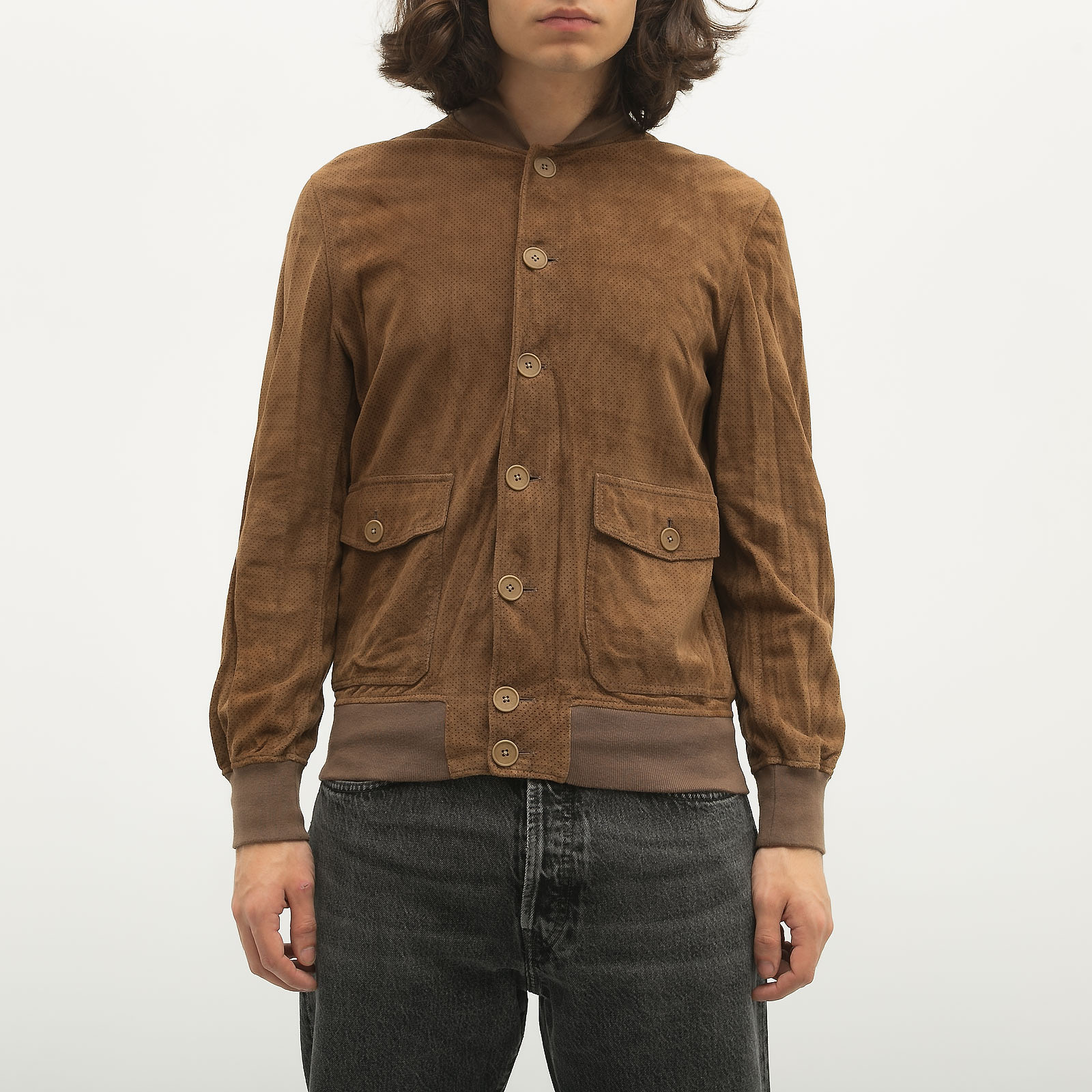 Кожаная куртка Bottega Veneta - купить оригинал в секонд-хенде SFS - 1