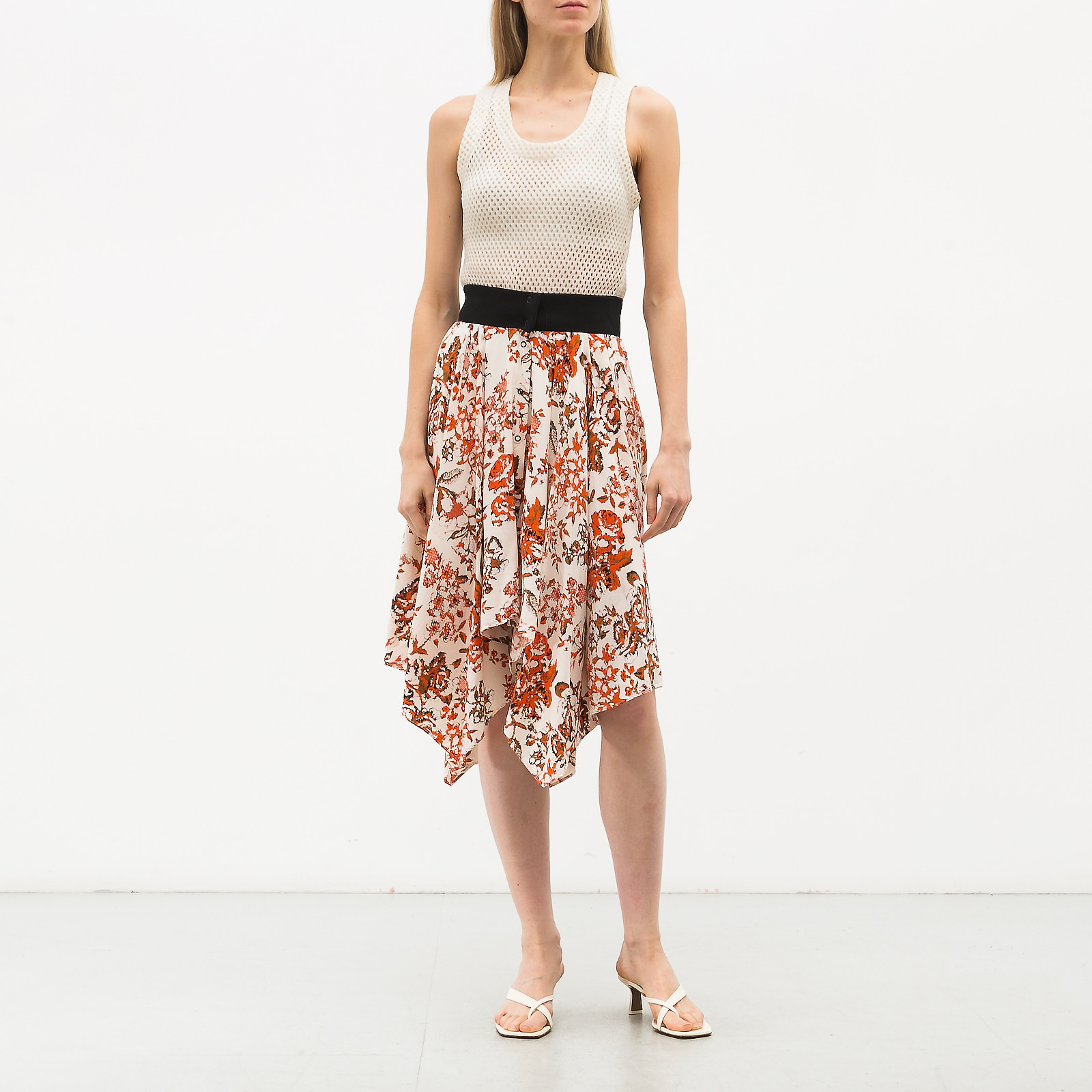 Юбка белого цвета JW Anderson - фото из каталога магазина брендовой одежды Second Friend Store Юбка JW Anderson - купить оригинал в секонд-хенде SFS - 2