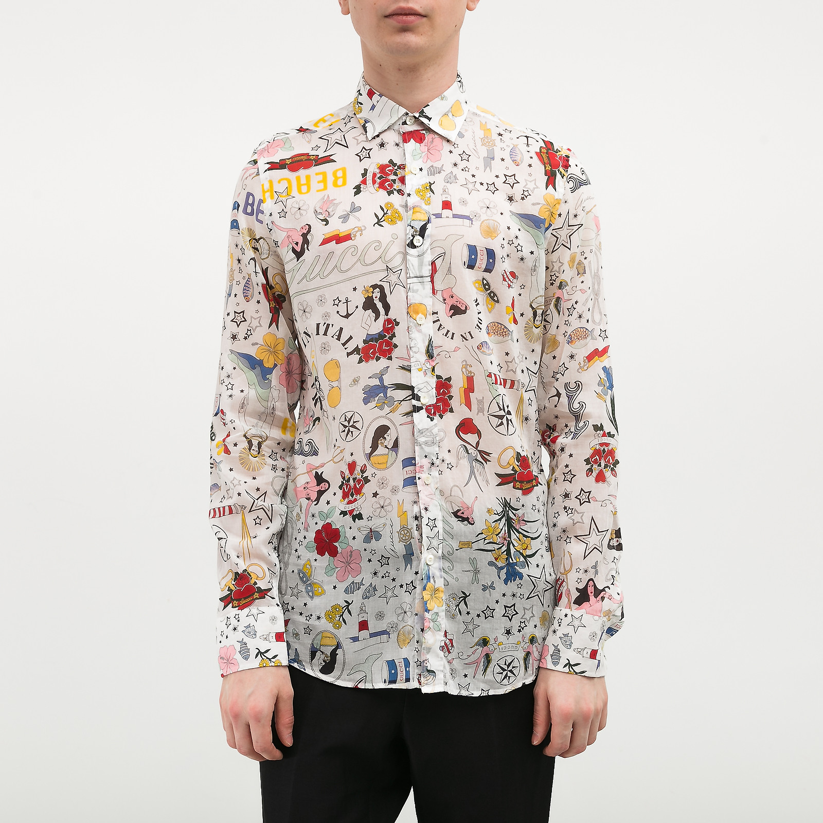 Рубашка Gucci - купить оригинал в секонд-хенде SFS