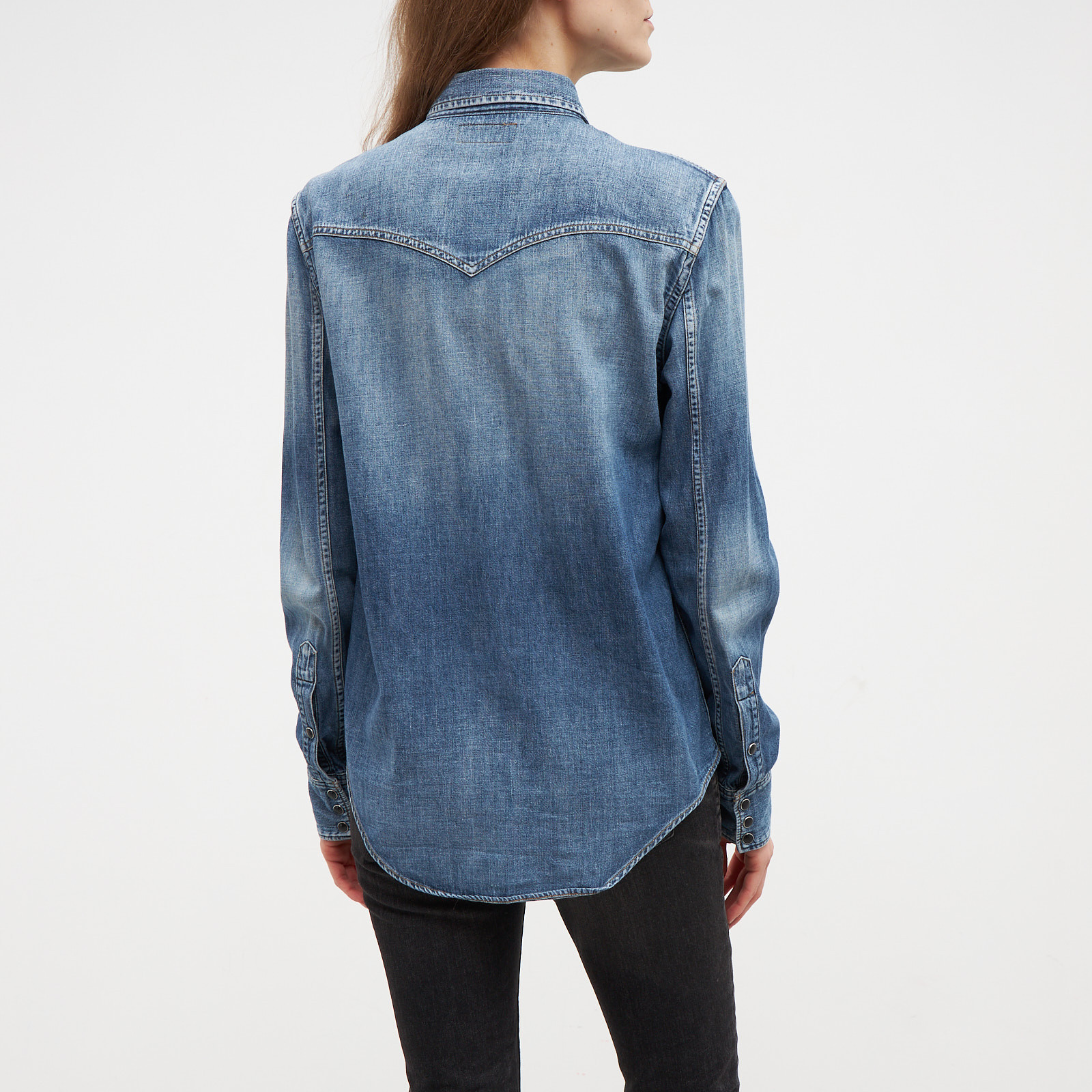 Рубашка джинсовая Saint Laurent - купить оригинал в секонд-хенде SFS - 3