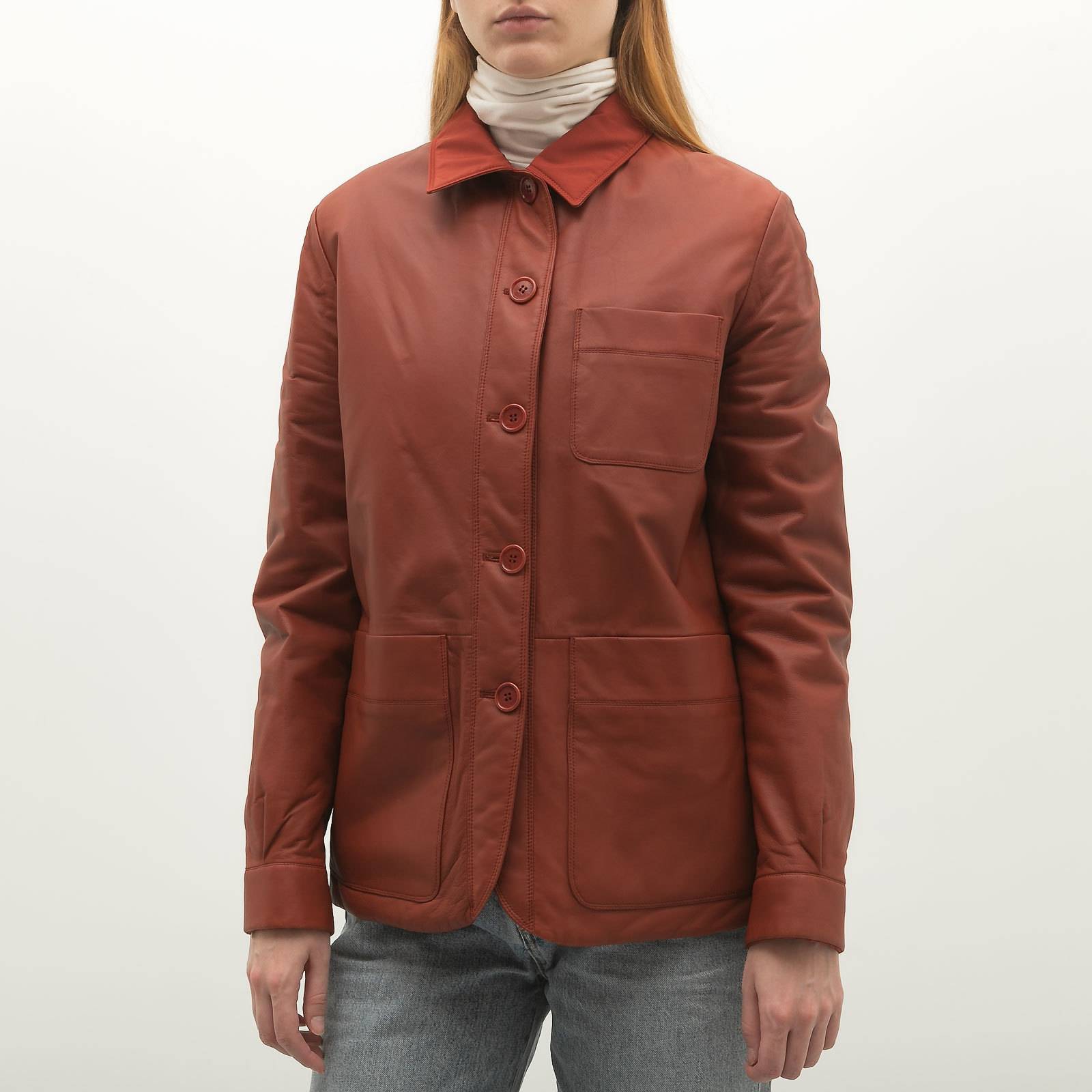Куртка кожаная Loro Piana - купить оригинал в секонд-хенде SFS