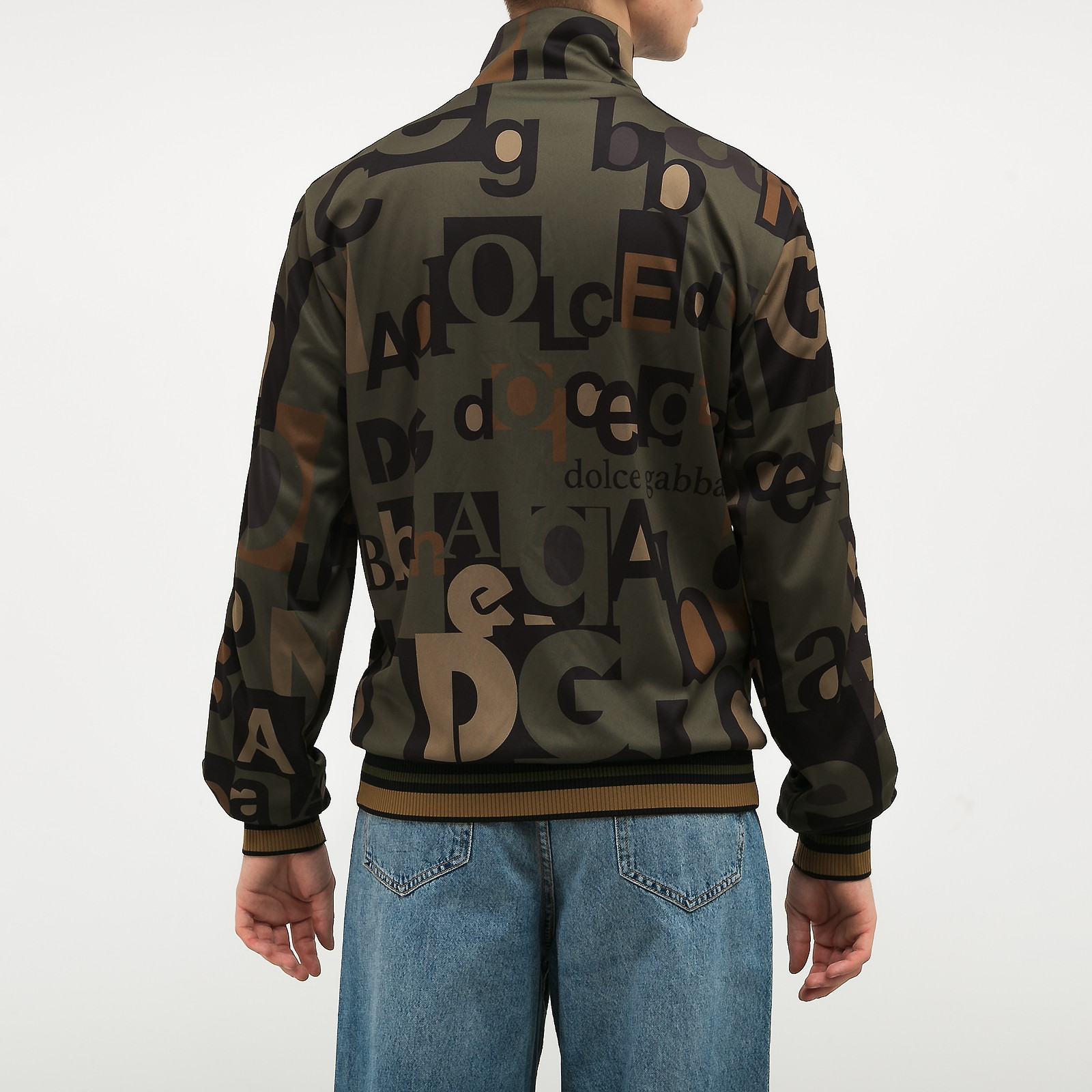 Ветровка зеленого цвета Dolce&Gabbana - фото из каталога магазина брендовой одежды Second Friend Store Ветровка Dolce&Gabbana - купить оригинал в секонд-хенде SFS - 2