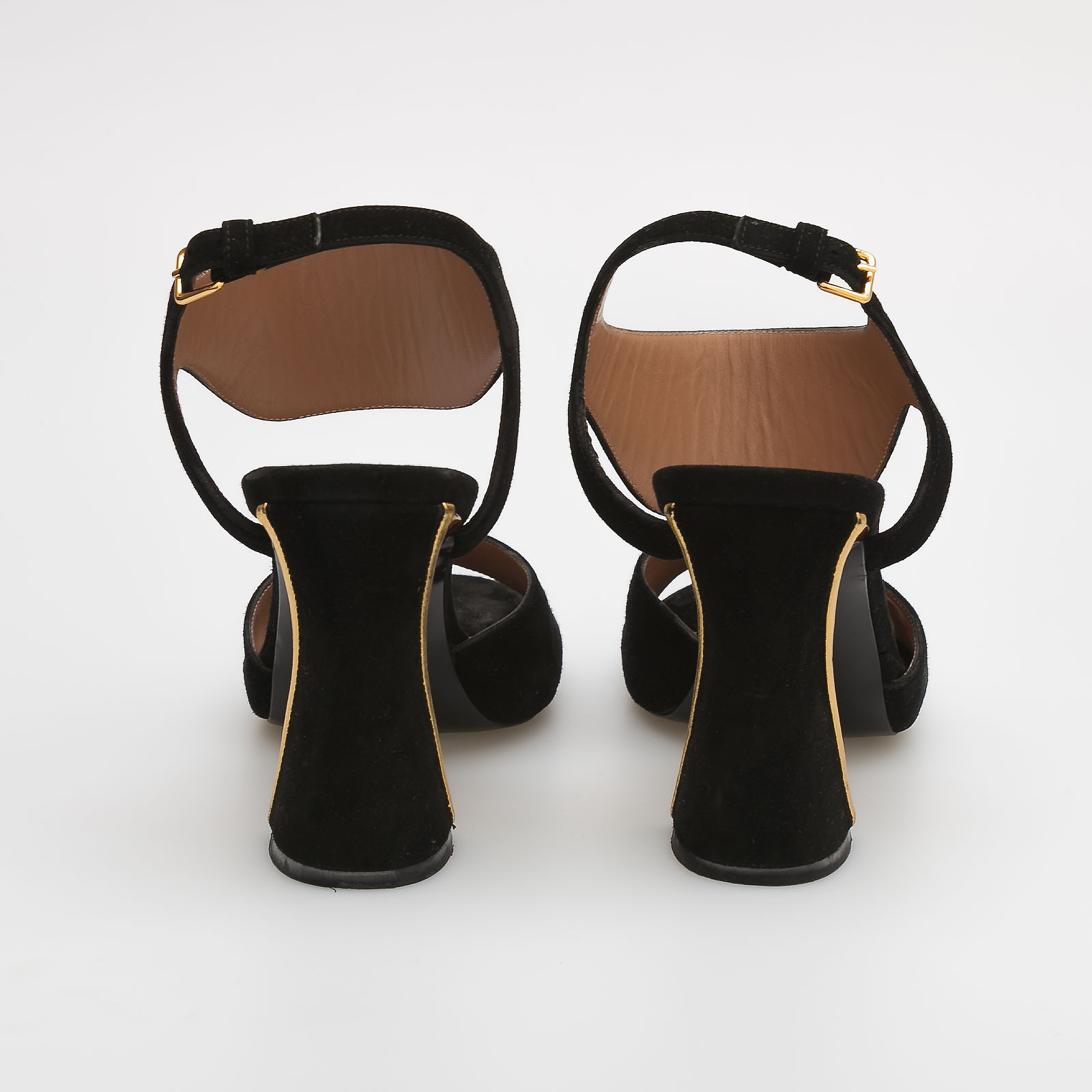 Босоножки черного цвета Marni - фото из каталога магазина брендовой одежды Second Friend Store Босоножки Marni - купить оригинал в секонд-хенде SFS - 4