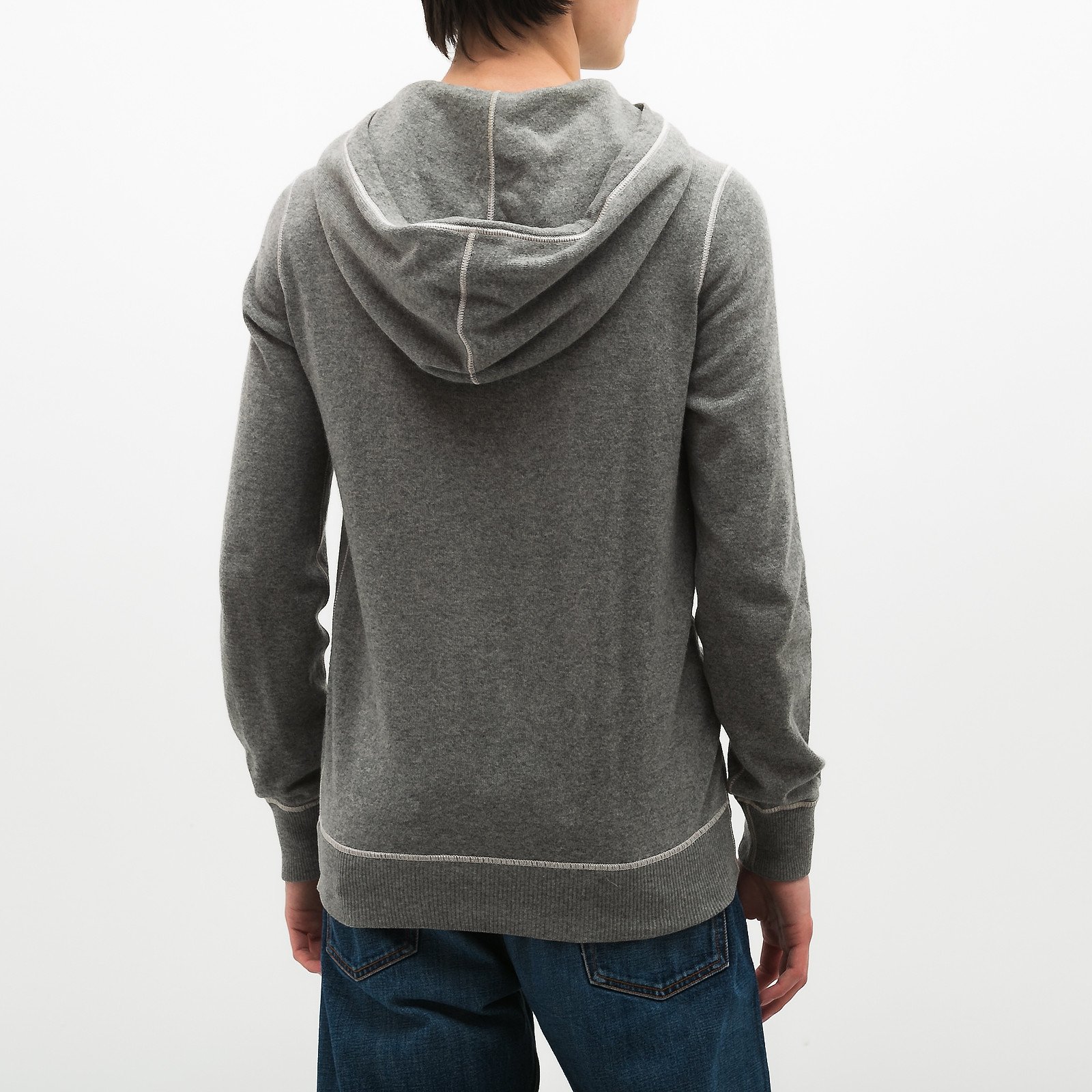 Худи серого цвета Dolce&Gabbana - фото из каталога магазина брендовой одежды Second Friend Store Худи Dolce&Gabbana - купить оригинал в секонд-хенде SFS - 3