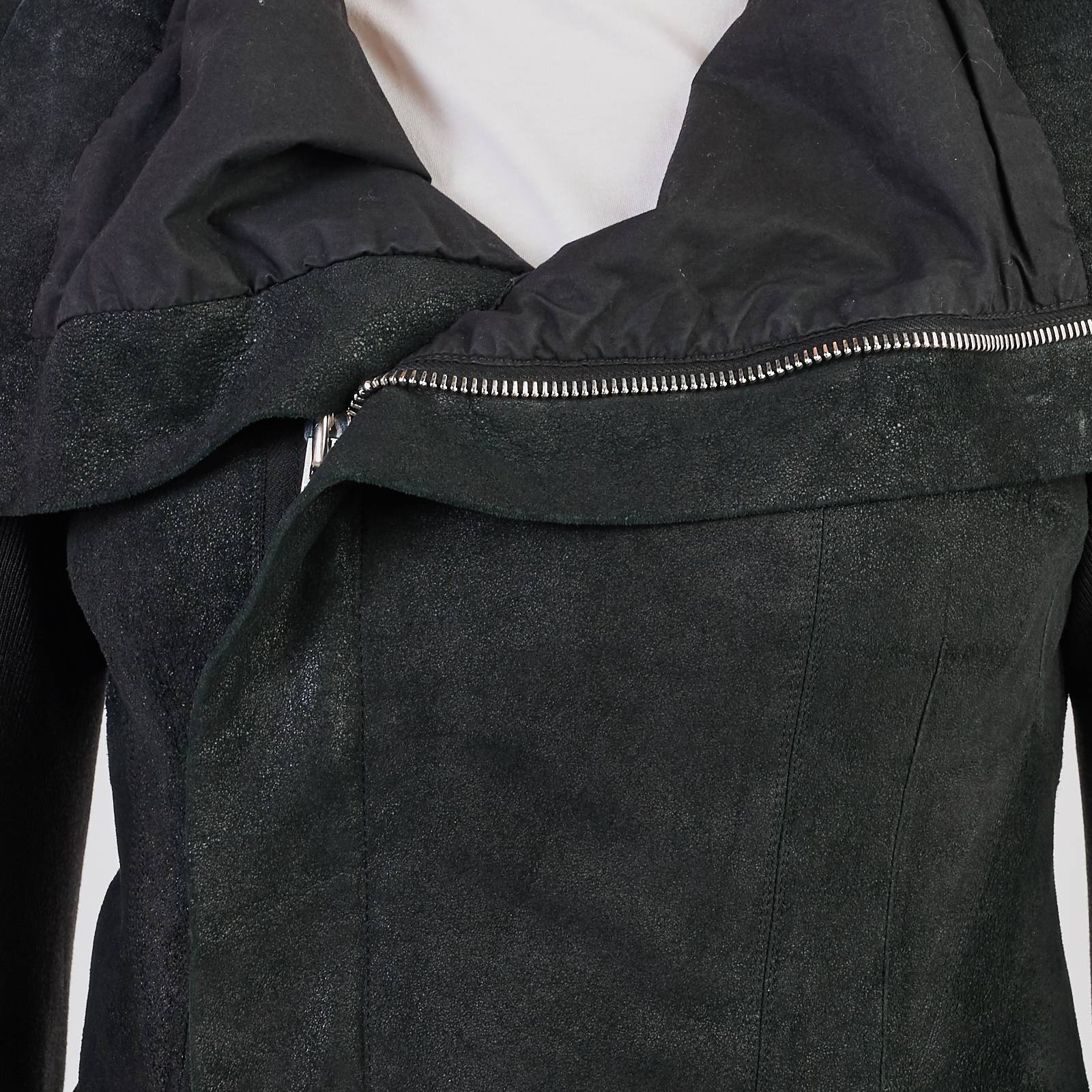 Кожаная куртка Rick Owens черная, - купить за 28380 ₽ | SFS