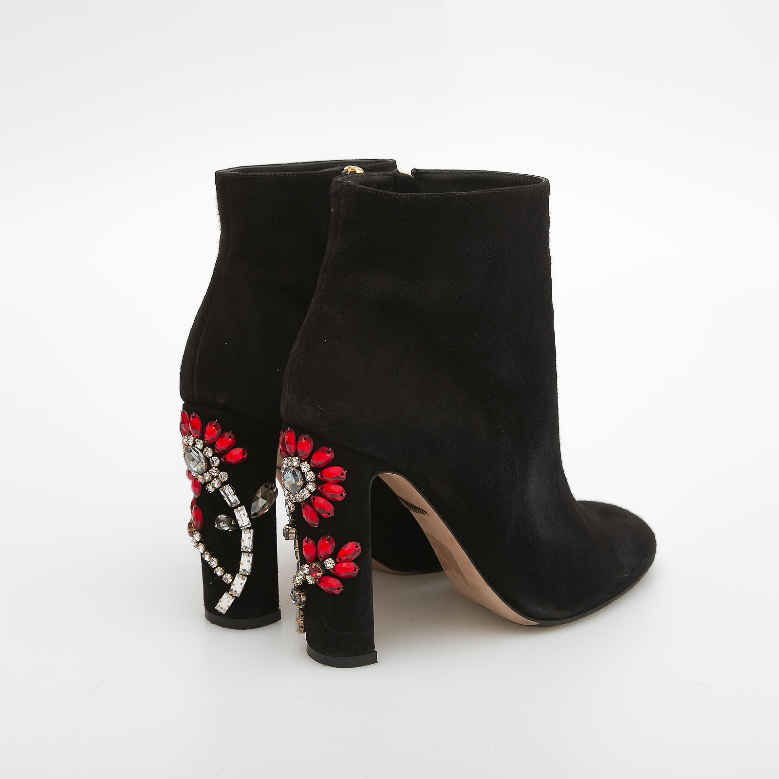 Ботильоны черного цвета Dolce&Gabbana - фото из каталога магазина брендовой одежды Second Friend Store Ботильоны Dolce&Gabbana - купить оригинал в секонд-хенде SFS - 3