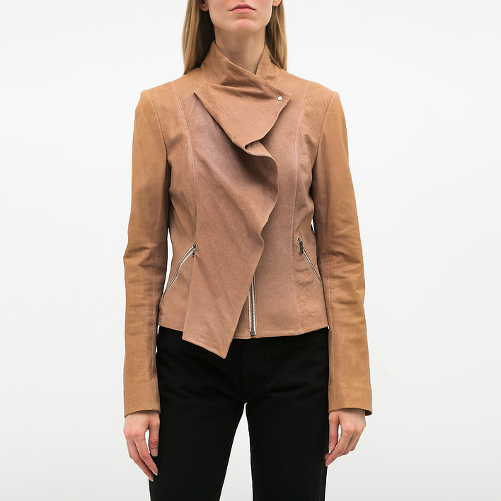 Куртка кожаная Diane von Furstenberg