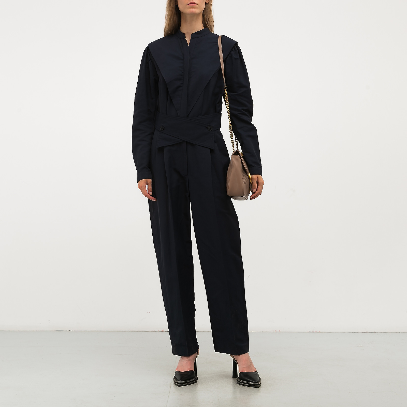 Комбинезон синего цвета Stella McCartney - фото из каталога магазина брендовой одежды Second Friend Store Комбинезон Stella McCartney - купить оригинал в секонд-хенде SFS - 1