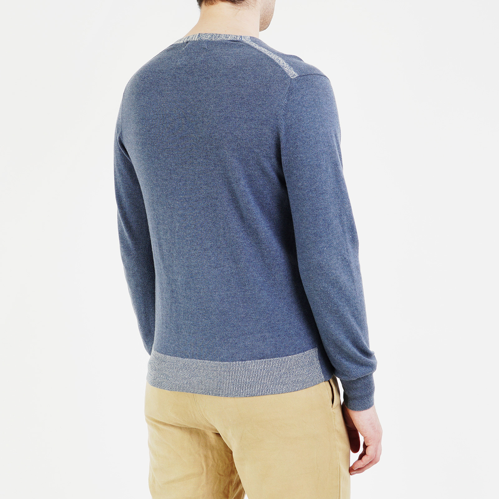 Джемпер голубого цвета Paul Smith Jeans - фото из каталога магазина брендовой одежды Second Friend Store Джемпер Paul Smith Jeans - купить оригинал в секонд-хенде SFS - 2