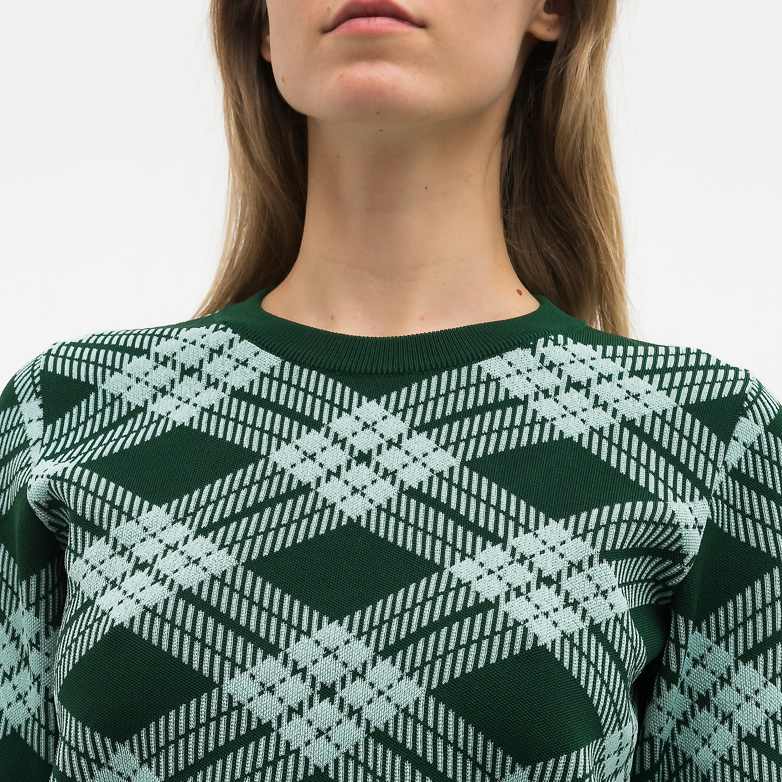 Джемпер зеленого цвета Alexa Chung - фото из каталога магазина брендовой одежды Second Friend Store Джемпер Alexa Chung - купить оригинал в секонд-хенде SFS - 3