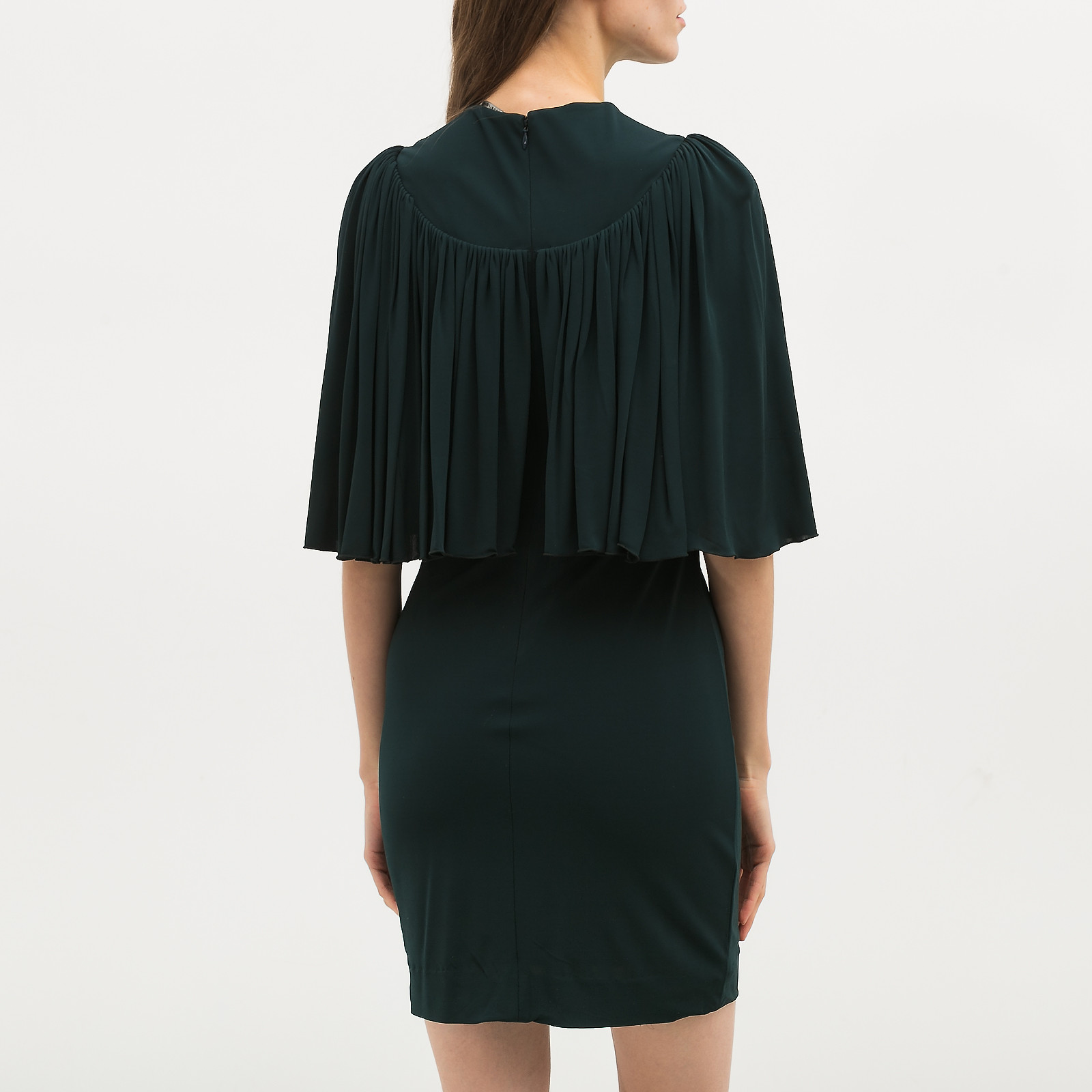 Платье зеленого цвета Alexander McQueen - фото из каталога магазина брендовой одежды Second Friend Store Платье Alexander McQueen - купить оригинал в секонд-хенде SFS - 3