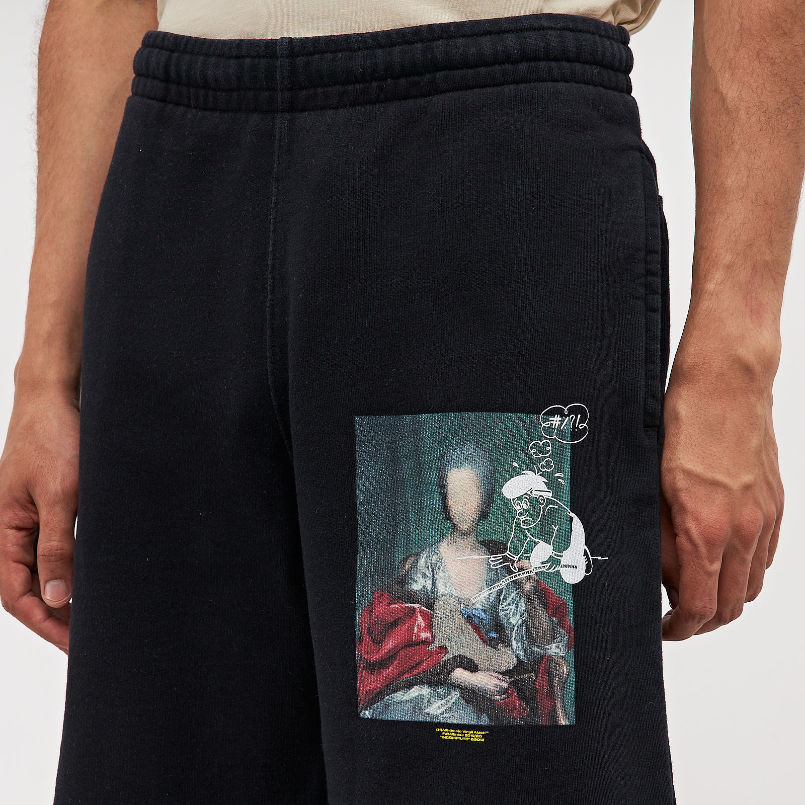 Шорты черного цвета Off-White - фото из каталога магазина брендовой одежды Second Friend Store Шорты Off-White - купить оригинал в секонд-хенде SFS - 4