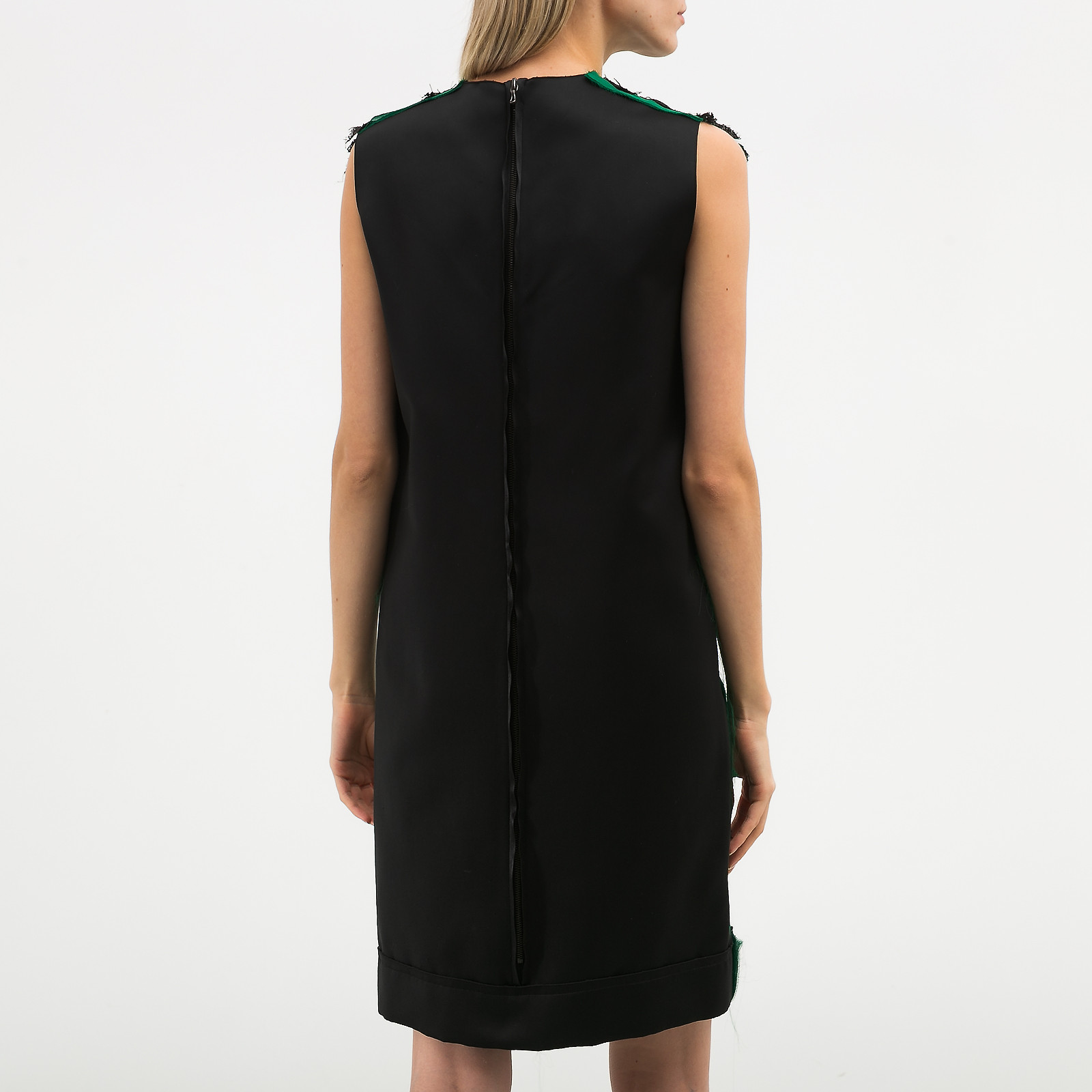 Платье  зеленого цвета Lanvin - фото из каталога магазина брендовой одежды Second Friend Store Платье Lanvin - купить оригинал в секонд-хенде SFS - 3