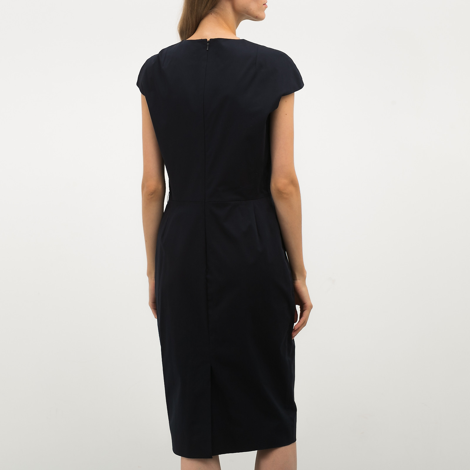 Платье синего цвета Christian Dior - фото из каталога магазина брендовой одежды Second Friend Store Платье Christian Dior - купить оригинал в секонд-хенде SFS - 3