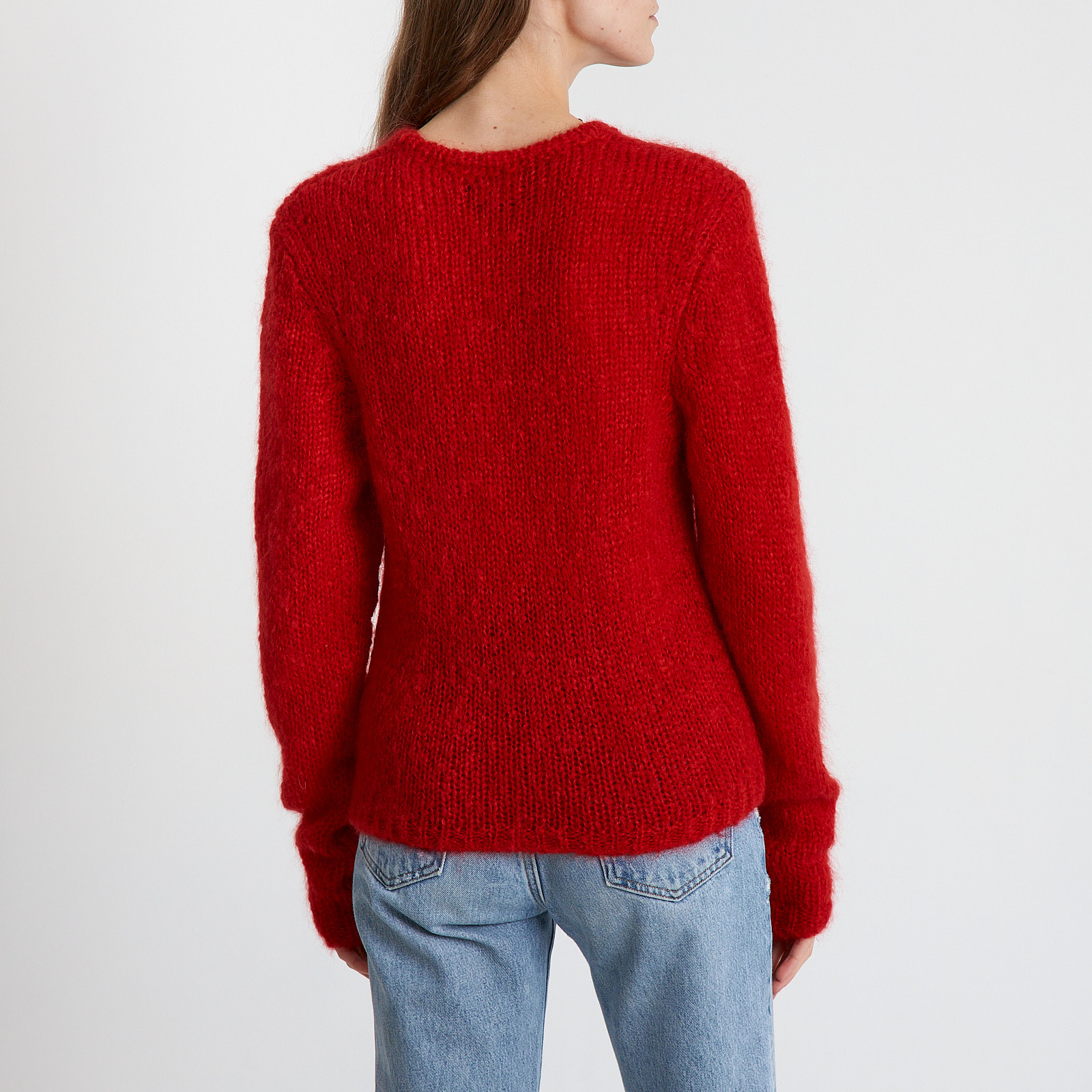 Свитер красного цвета Isabel Marant - фото из каталога магазина брендовой одежды Second Friend Store Свитер Isabel Marant - купить оригинал в секонд-хенде SFS - 3