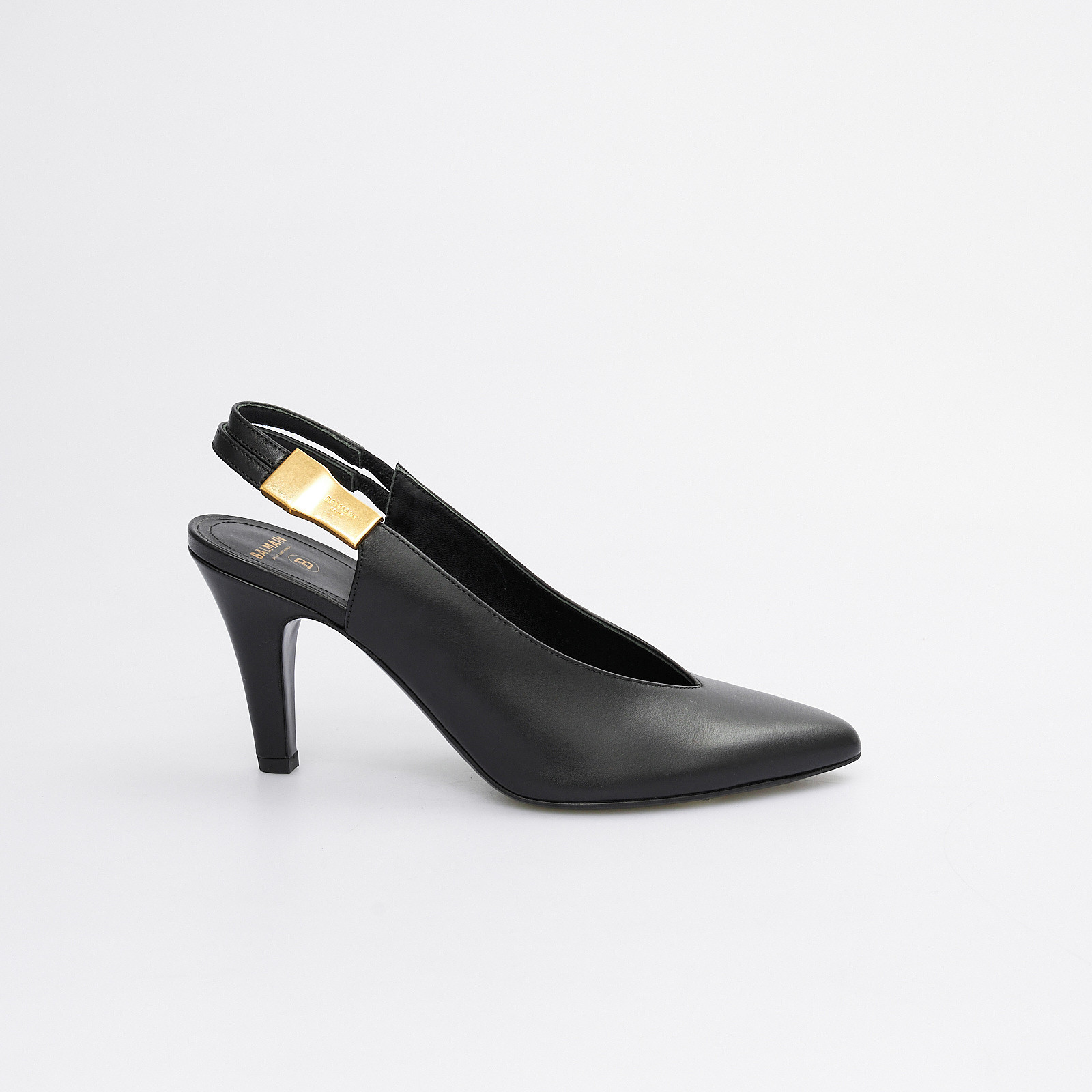 Туфли черного цвета Balmain - фото из каталога магазина брендовой одежды Second Friend Store Туфли Balmain - купить оригинал в секонд-хенде SFS - 1