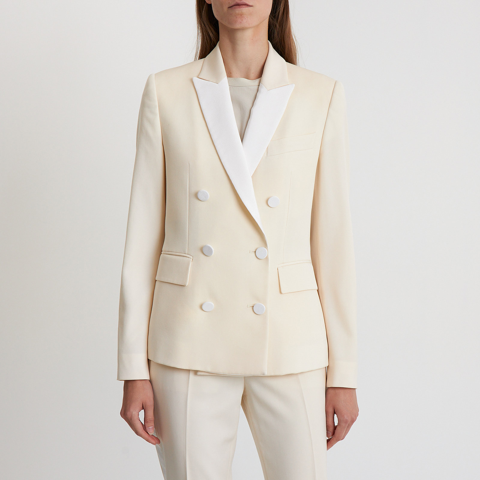 Костюм  белого цвета Stella McCartney - фото из каталога магазина брендовой одежды Second Friend Store Костюм Stella McCartney - купить оригинал в секонд-хенде SFS - 4