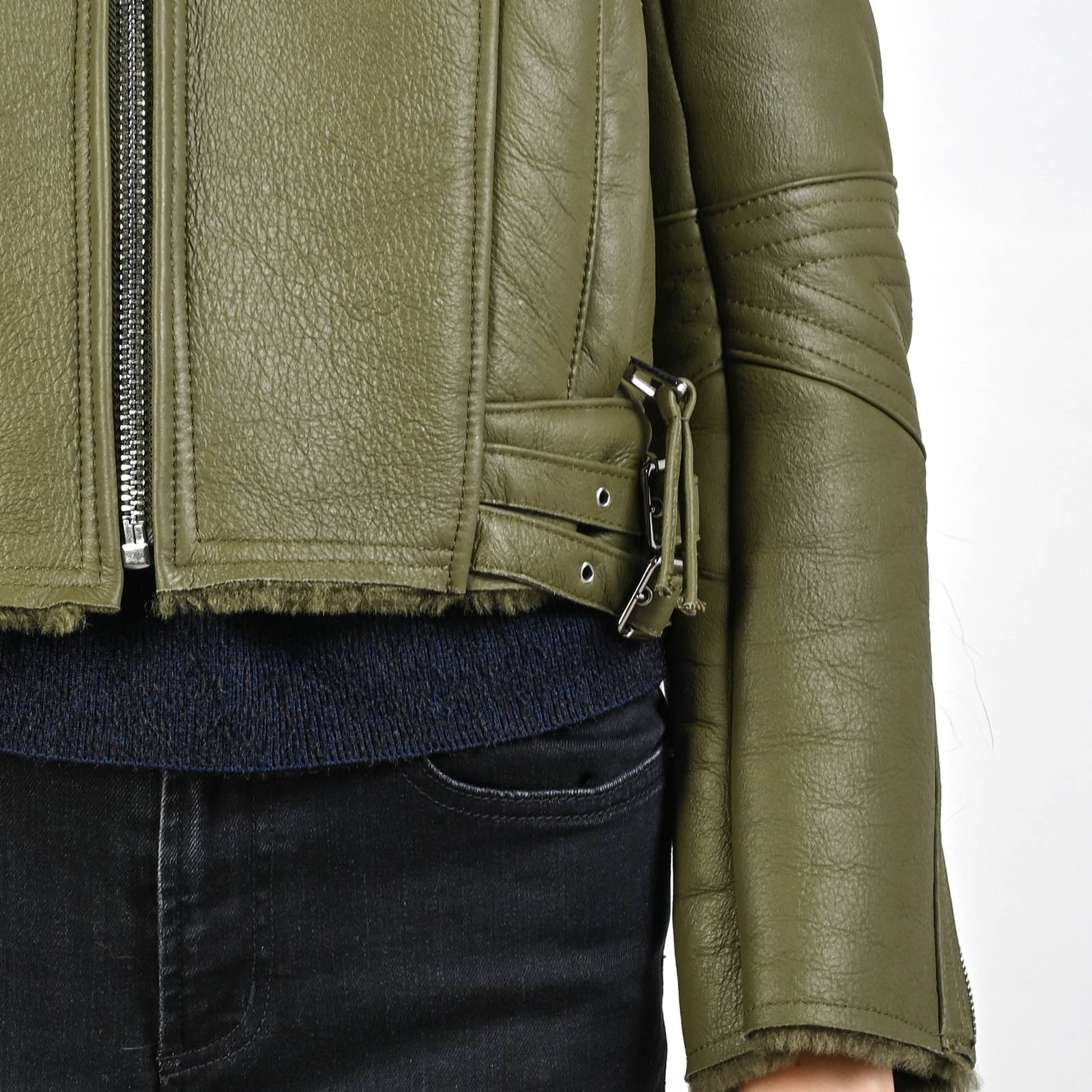 Кожаная куртка Fendi - купить оригинал в секонд-хенде SFS